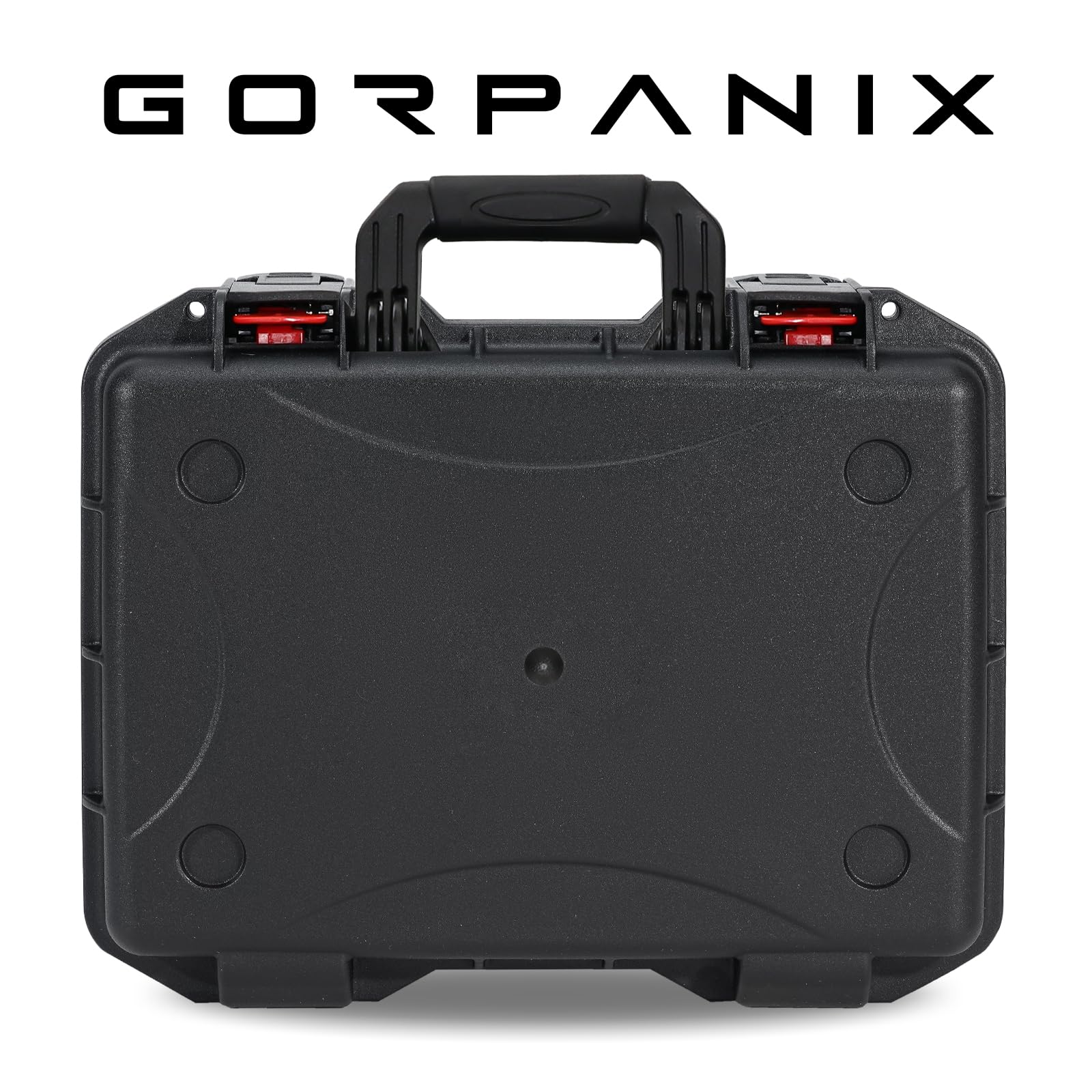 Waterproof Hard Case with Foam 16.5 x 13 x 6.9 Inch, IP67 Hard Storage Case with Customizable Foam Insert, Protective Storage Case for Microphone, Camera, Electronics, Drone, Tools & Equipment
