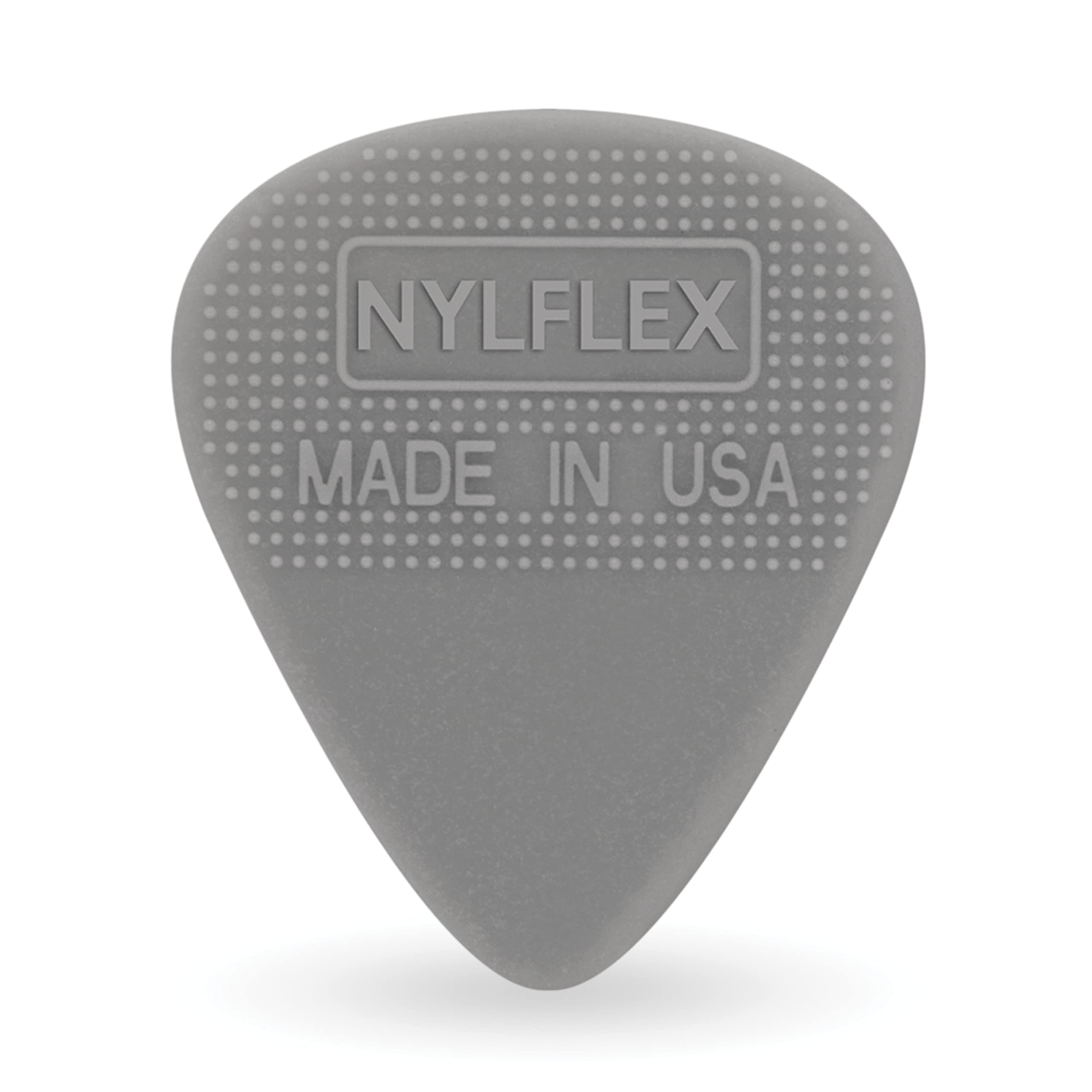 D’Addario Accessories Nylflex Guitar Picks – Nylon Guitar Picks with Grip – Great for Vintage Electric Sounds and Acoustic Strumming – 100 pack, Medium (.75mm)