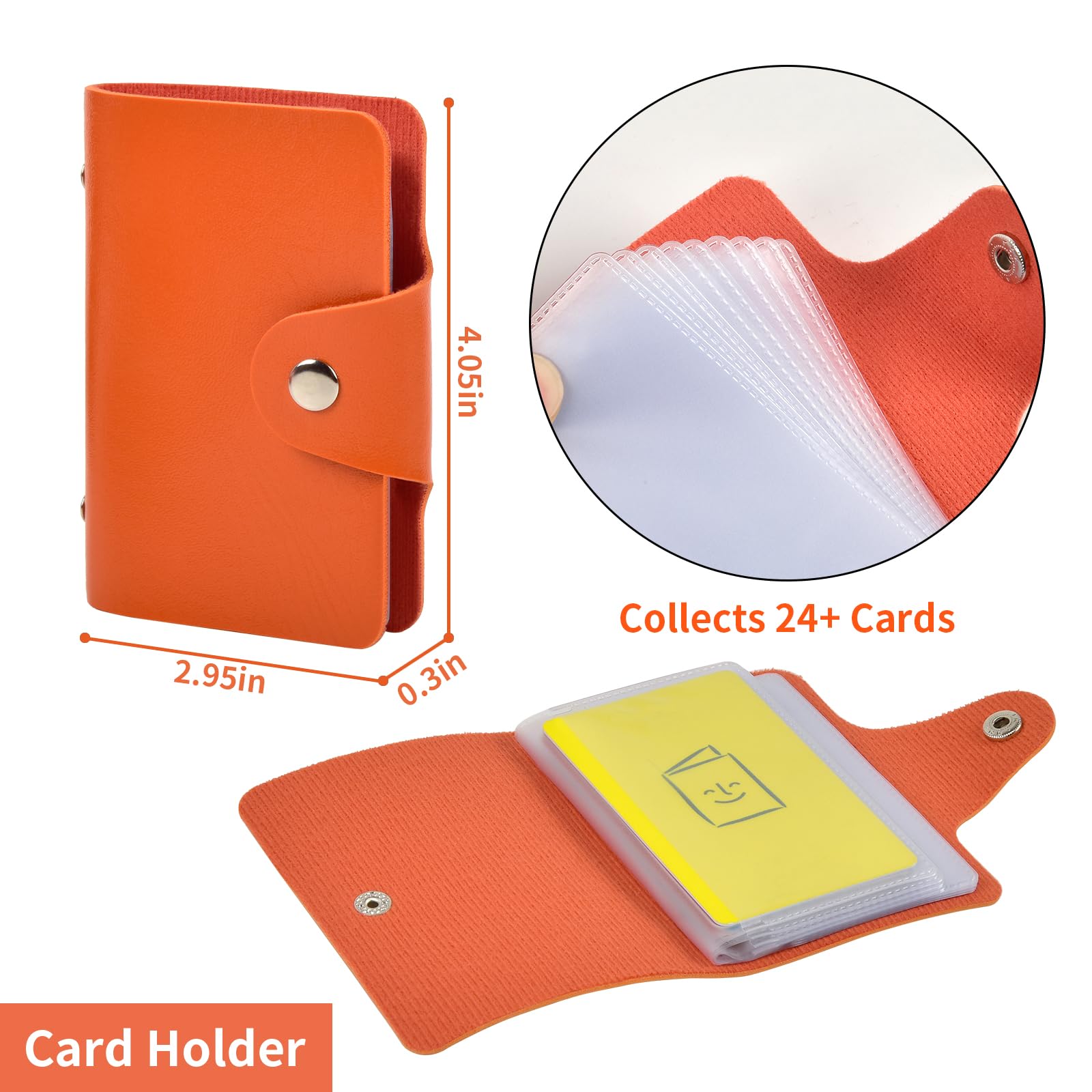 Againmore Carrying Case for Yoto Mini Player with 24+ Card Holder-Orange