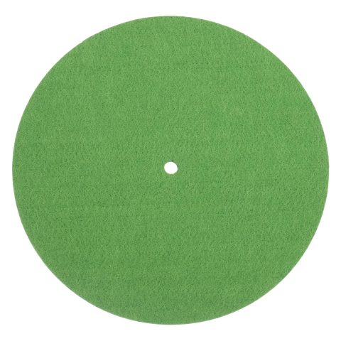 MECCANIXITY Record Player Mat, 7 Inch Turntable Mat 3mm Felt Turntable Pad for Vinyl Record Player, Green