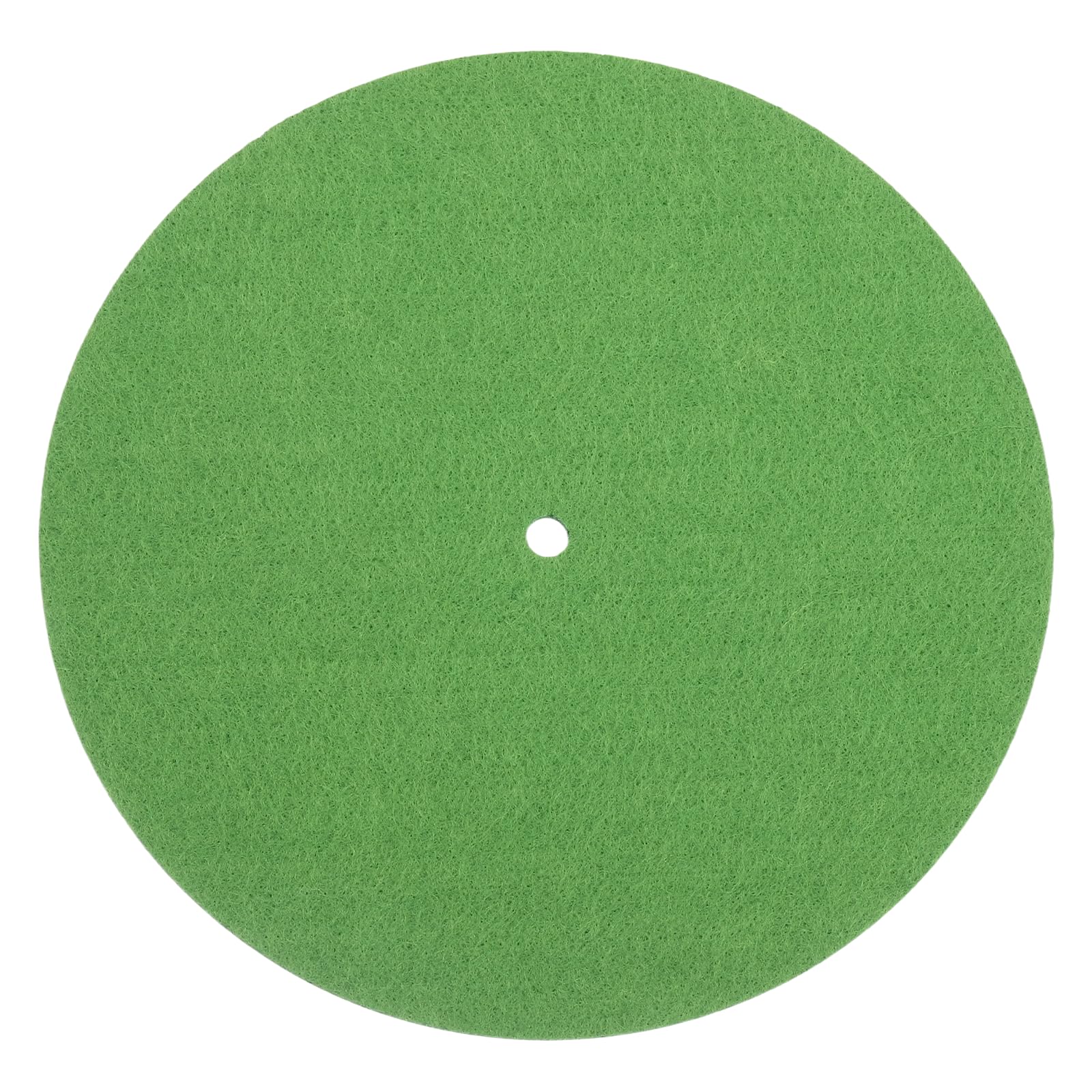 MECCANIXITY Record Player Mat, 7 Inch Turntable Mat 3mm Felt Turntable Pad for Vinyl Record Player, Green