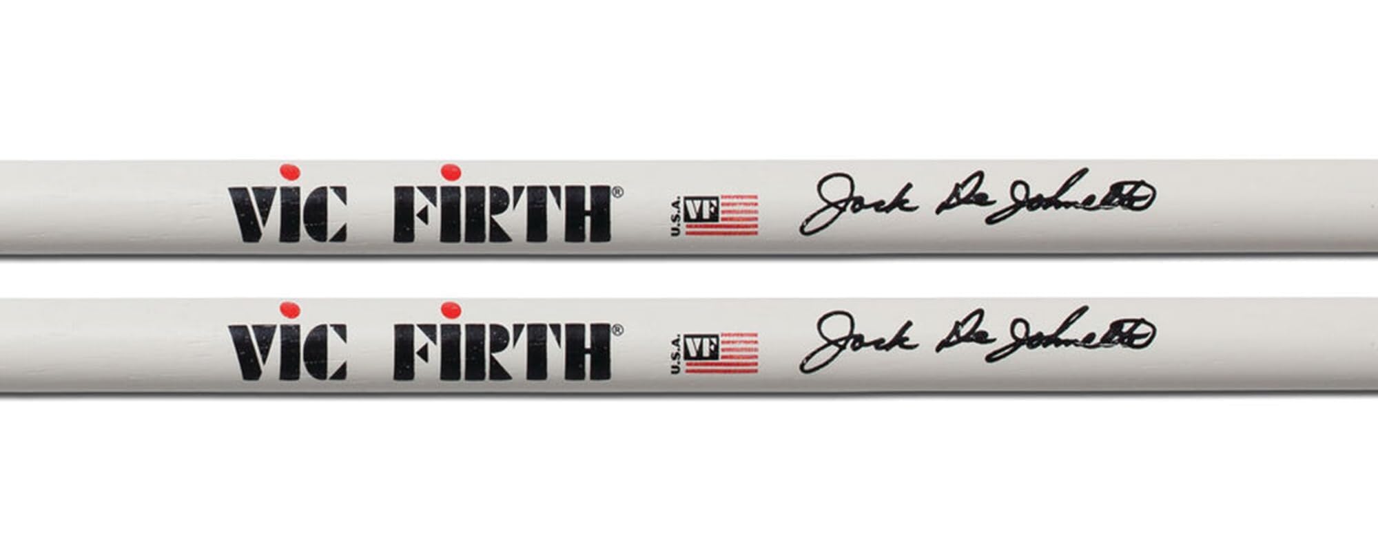 Vic Firth SJD Signature Series Jack DeJohnette Drumsticks – 12-Pack Bundle with Austin Bazaar Polishing Cloth
