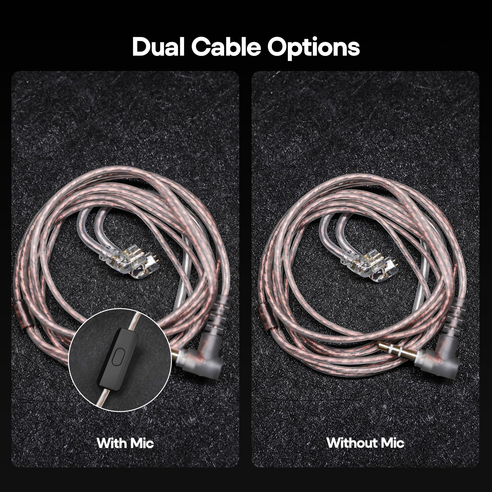 Linsoul KZ ZSN Pro Dual Driver 1BA+1DD Hybrid Metal HiFi in-Ear Monitor