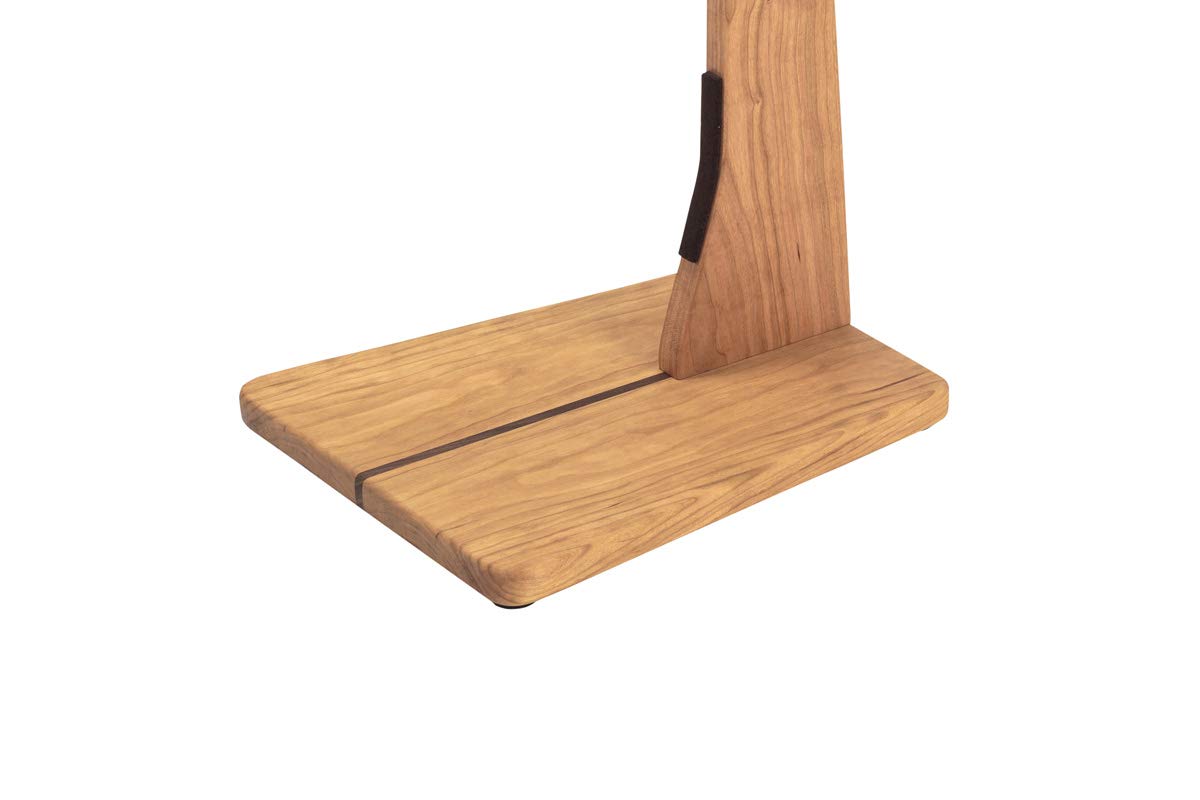Zither Wooden Cello Stand – Handcrafted Solid Cherry Wood Floor Stands, Made in USA
