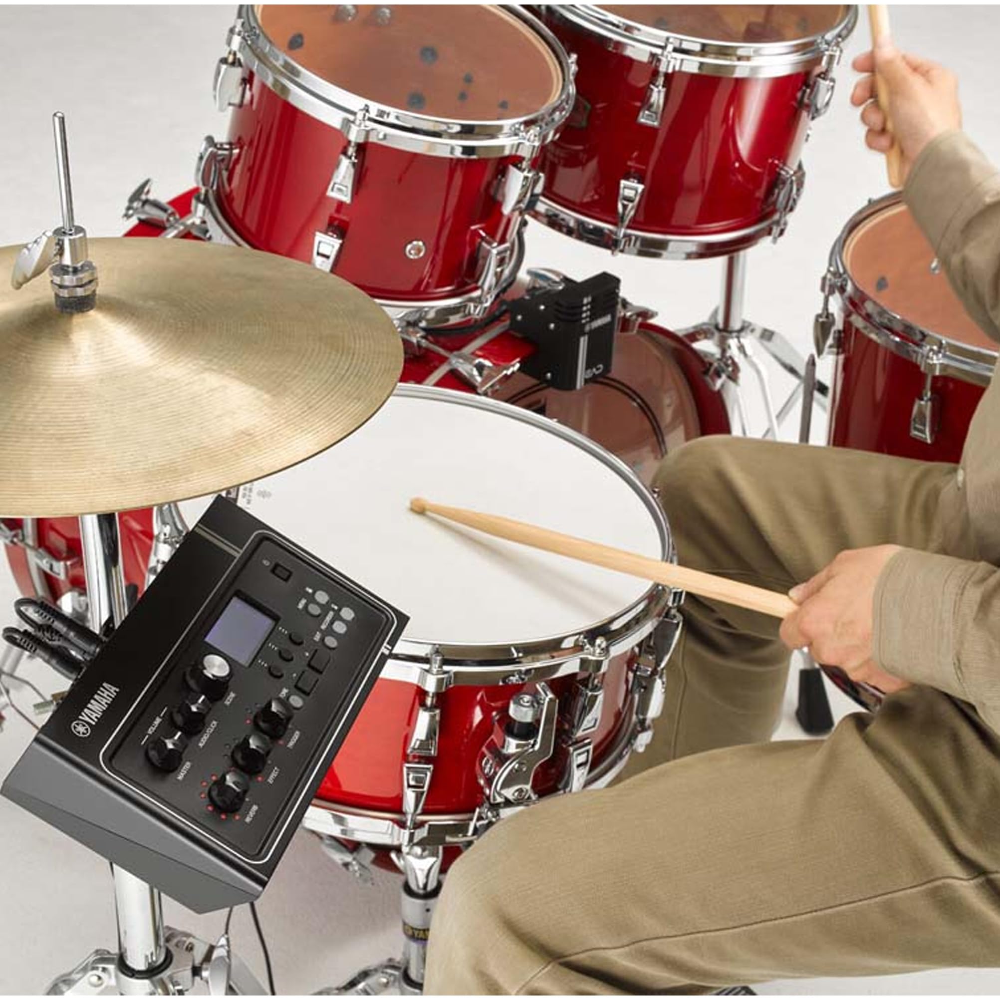 Yamaha EAD10 Electronic-Acoustic Drum Module with Stereo Microphone and Trigger,Black