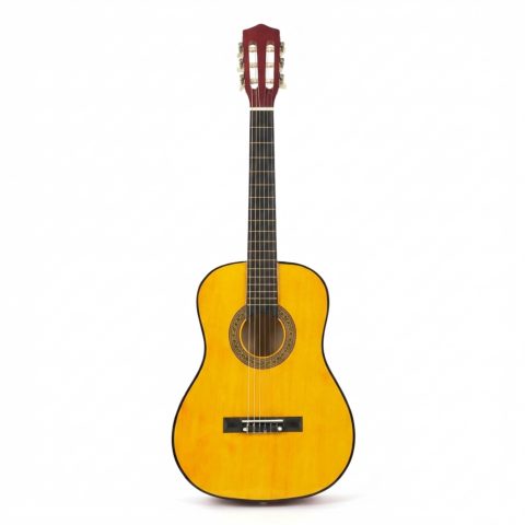 Music Alley 34 Inch Junior Classical Guitar for Kids, Natural