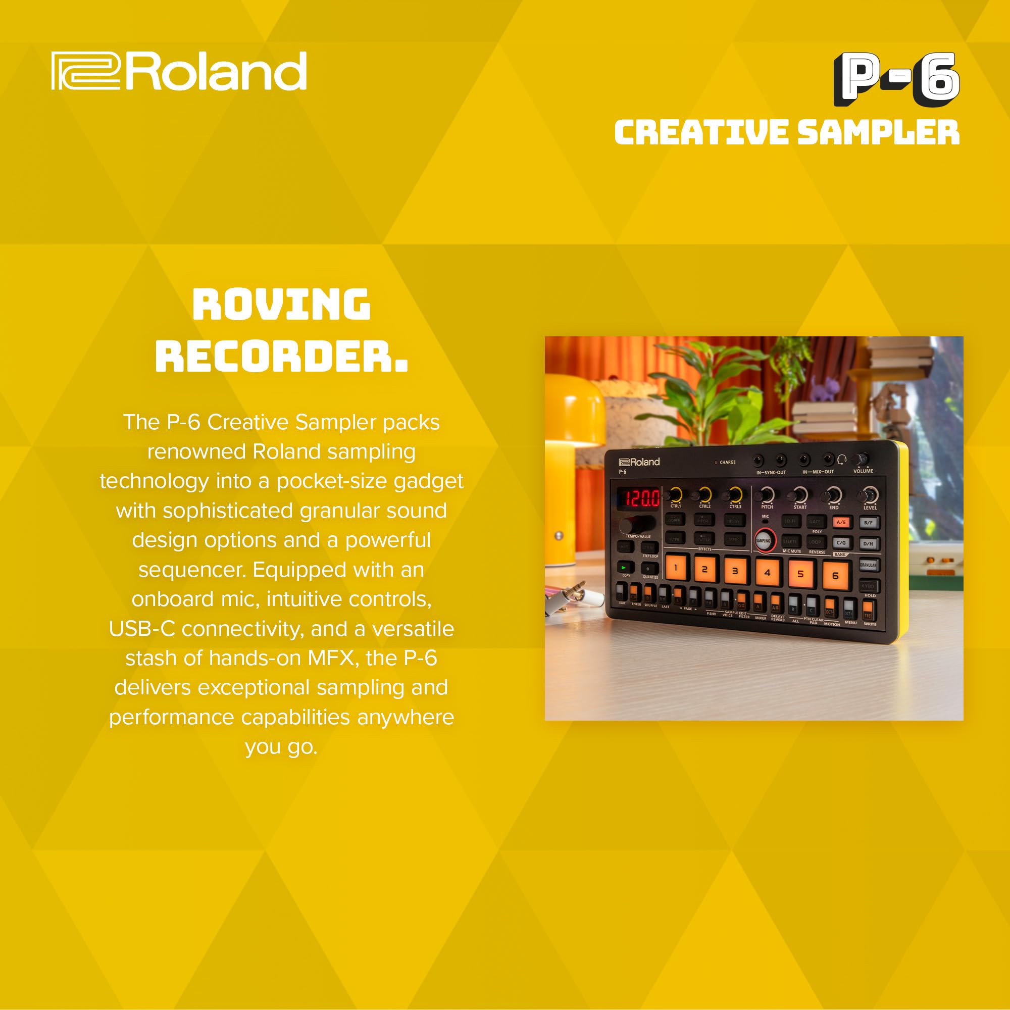 Roland P-6 AIRA Compact Creative Sampler