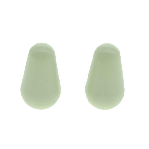 Dopro 2pcs Guitar 5 Way Pickup Switch Tip Switch Cap Switch Knob for USA FD Strat/Tele/Stratocaster Mint Green