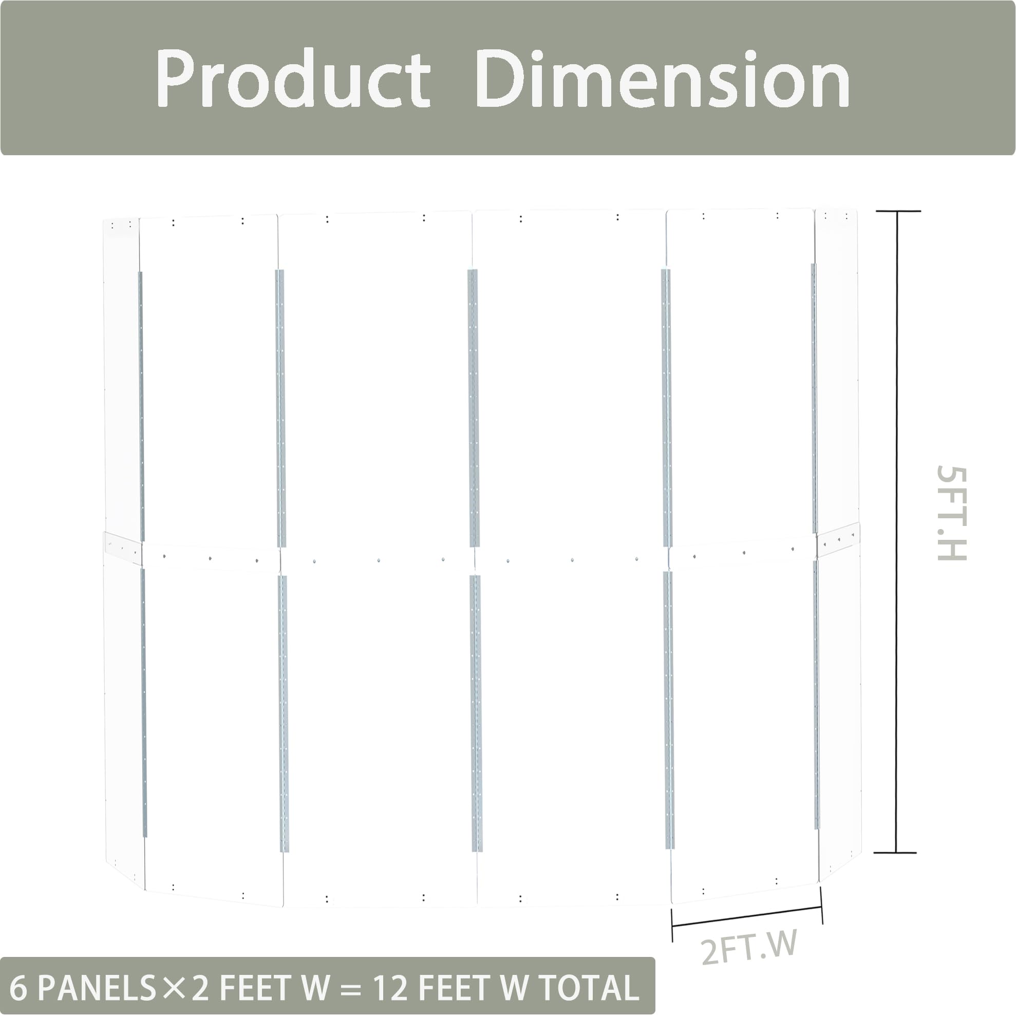 Portable Drum Shield Panels | 6-Panels 2ft x 5ft