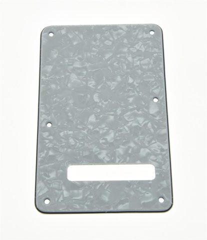 KAISH ST/Strat Style Standard Guitar Back Plate ST Tremolo Trem Cover for Strat/Stratocaster Made in USA White Pearl
