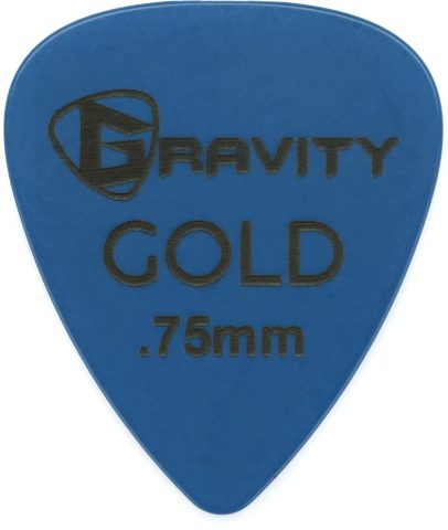 Gravity Gold Series Guitar Picks – Ideal For Beginners & Professionals – Lightweight And Durable – Pack of 4