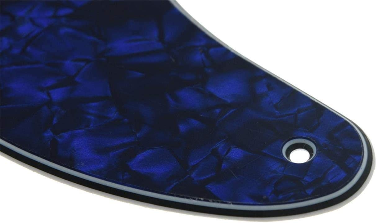 Dopro 8 Hole Tele Guitar Pickguard Scratch Plate for USA/Mexican FD Telecaster Blue Pearl