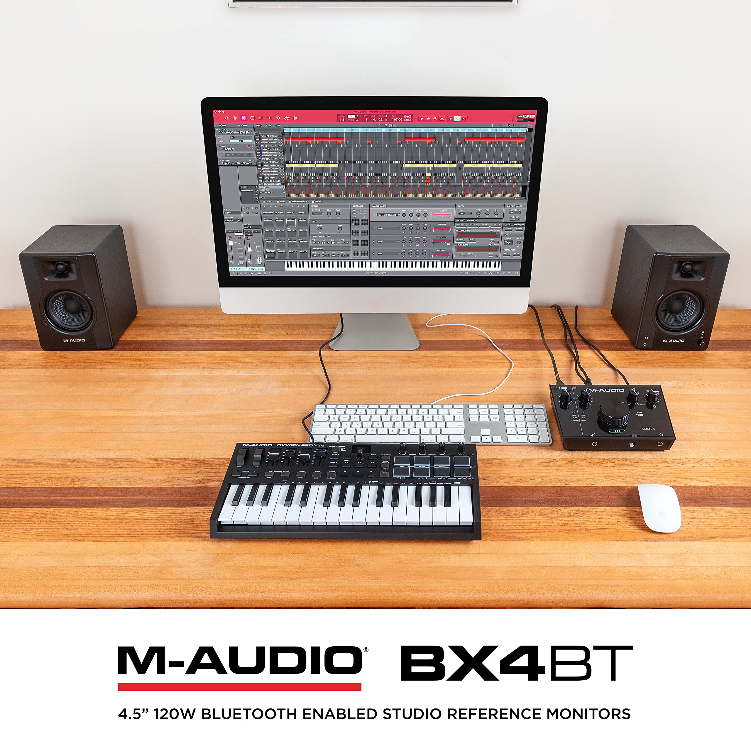 M-AUDIO BX4BT 4.5″ Bluetooth Studio Monitors Pair