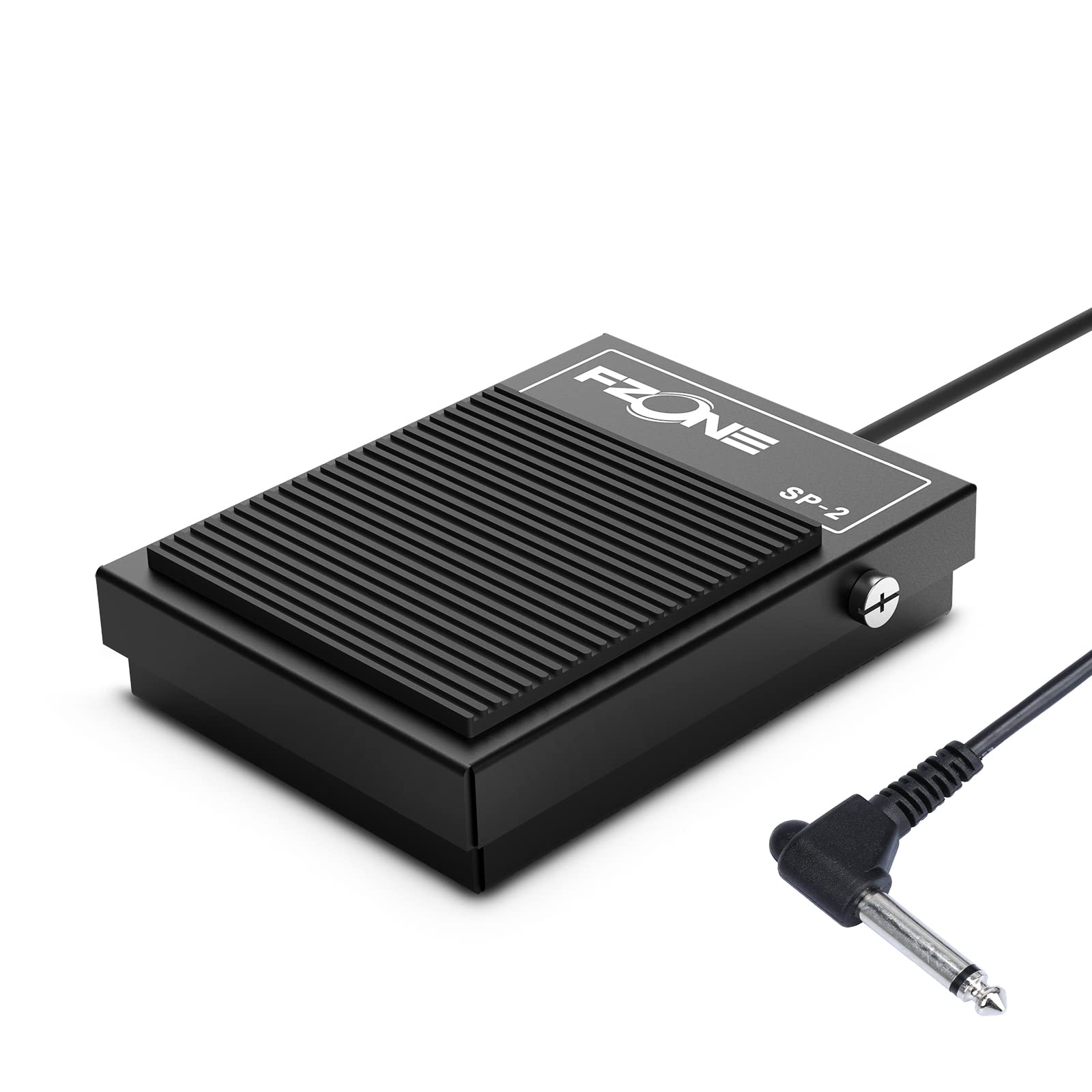FZONE Sustain Pedal for MIDI Keyboards Digital Pianos Foot Pedal 6.6FT Extension Cable, Polarity Switch