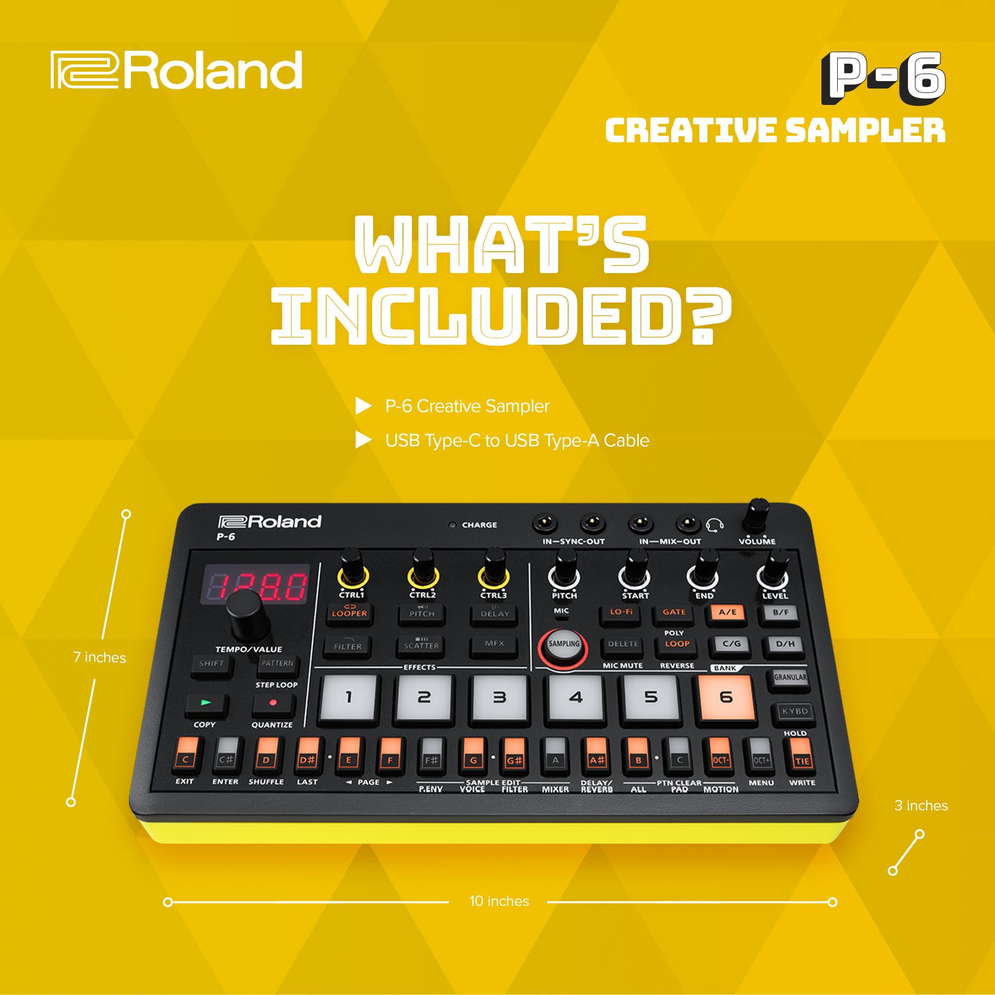 Roland P-6 AIRA Compact Creative Sampler