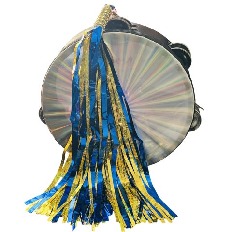 Lluvia liston para pandero Handmade 15-16inch on standard 8inch tambourine (Royal Blue) Pandero no incluido tambourine not included