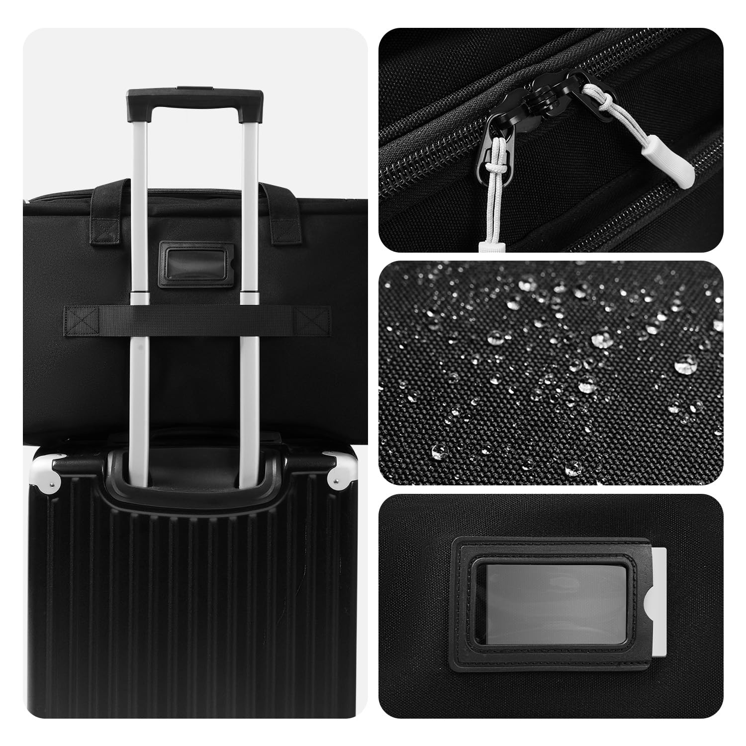 Large DJ Cable Organizer Bag, Padded Gig Bag with 8 Detachable Divider, Travel DJ Mixer Backpack for Musicians, Professional Multi-Pocket for 17″ Laptop, Microphone, Cord, Headset & Music Accessories