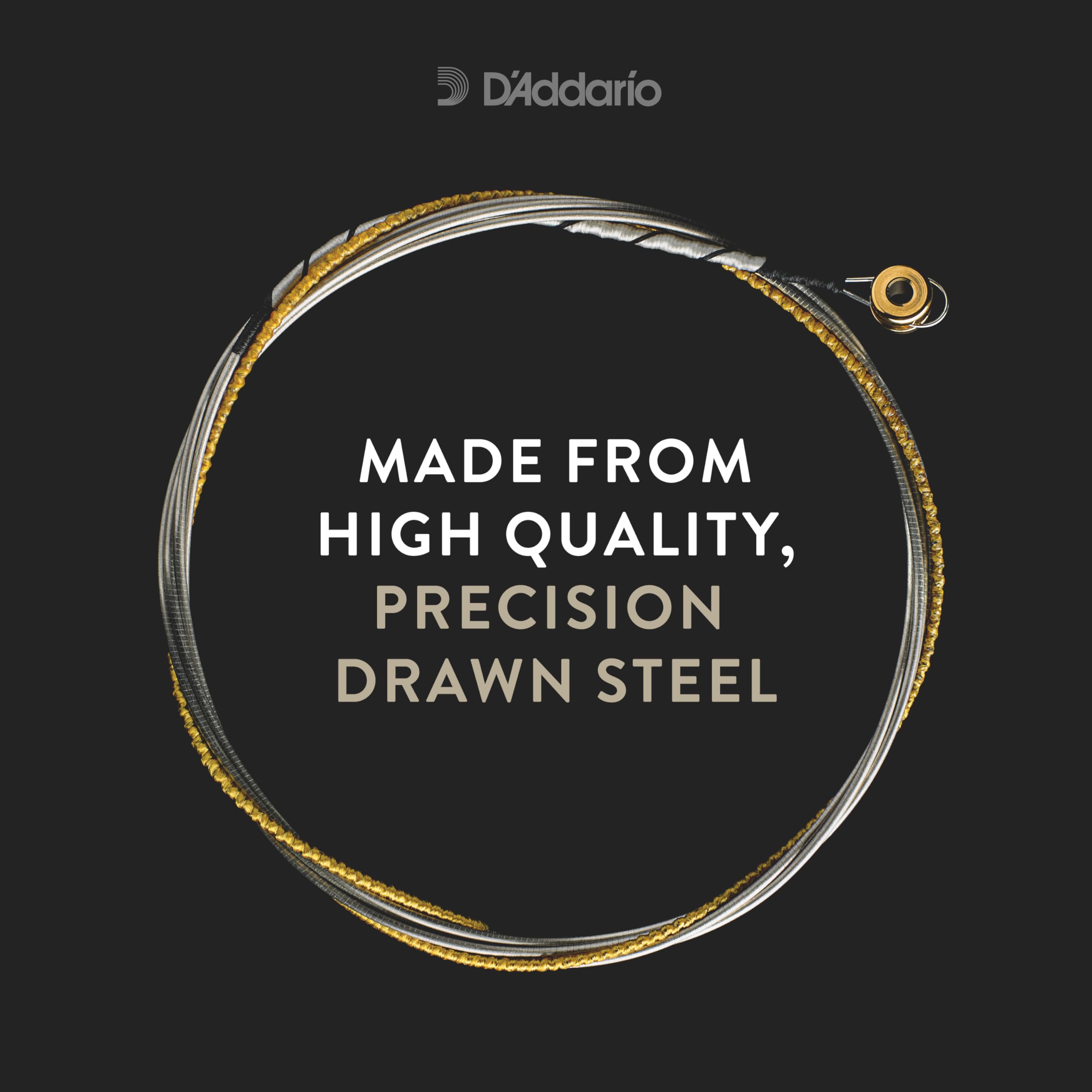 D’Addario K420B-3 Kaplan Golden Spiral Solo Violin String – Single E String – – Violin Strings – 4/4 Scale, Medium Tension, Ball End