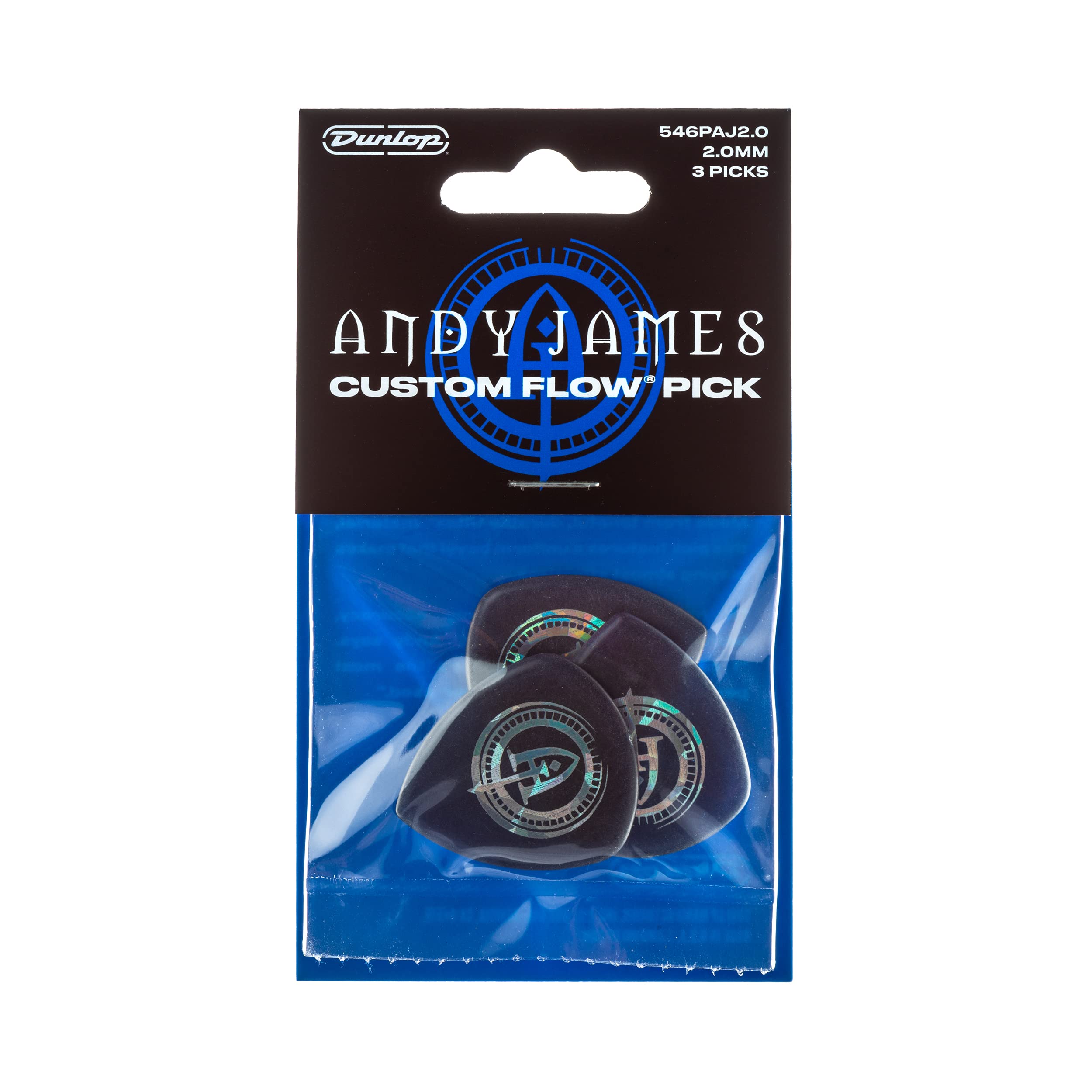 Dunlop Andy Andy James Flow® Jumbo Pick 2.0MM – 3 Pack