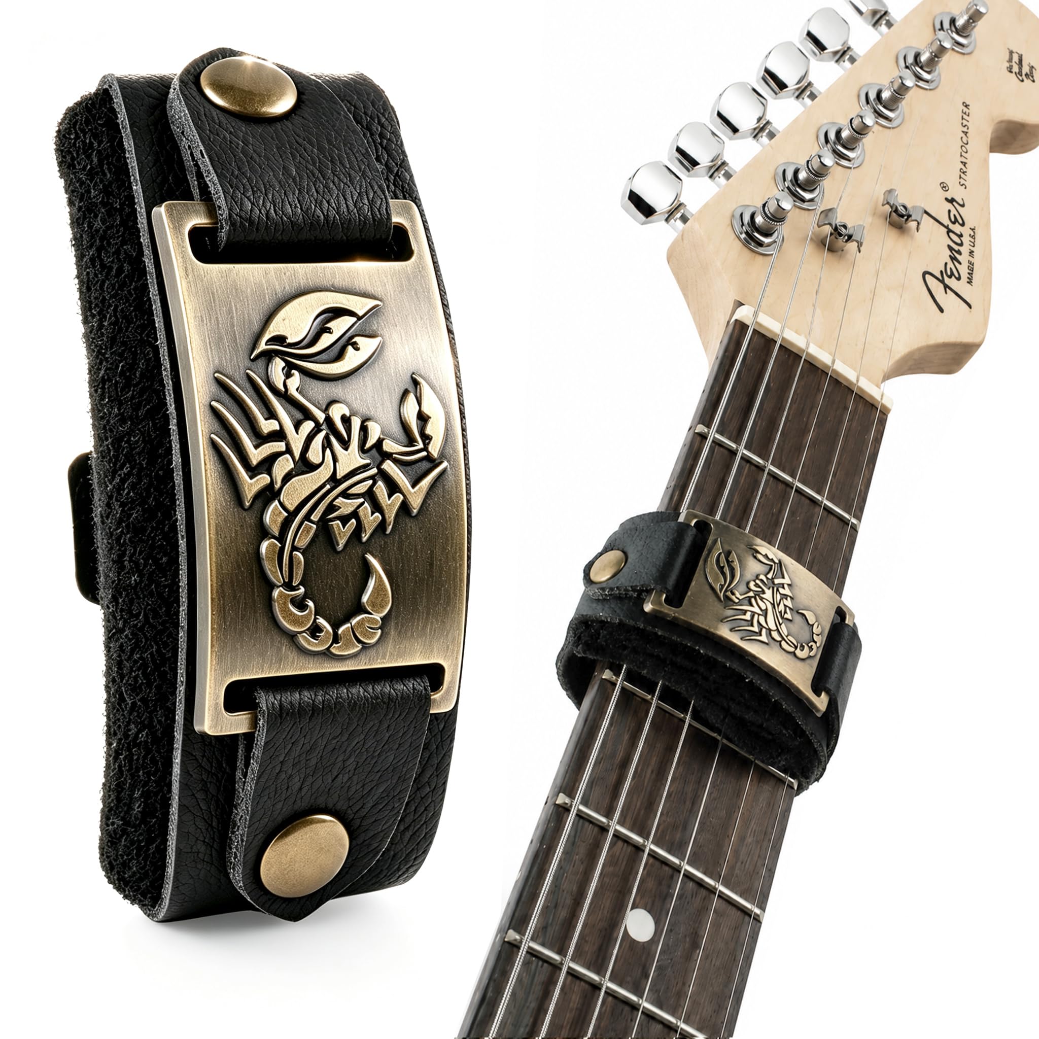 Rockhouse Electric & Bass Guitar Fret Mute Wrap String Dampener, Scorpion