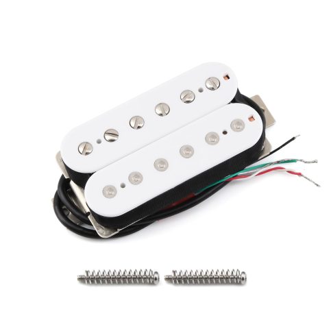 FLEOR Electric Guitar Pickup Double Coil Humbucker Pickups 50mm Ceramic Neck Pickup-White