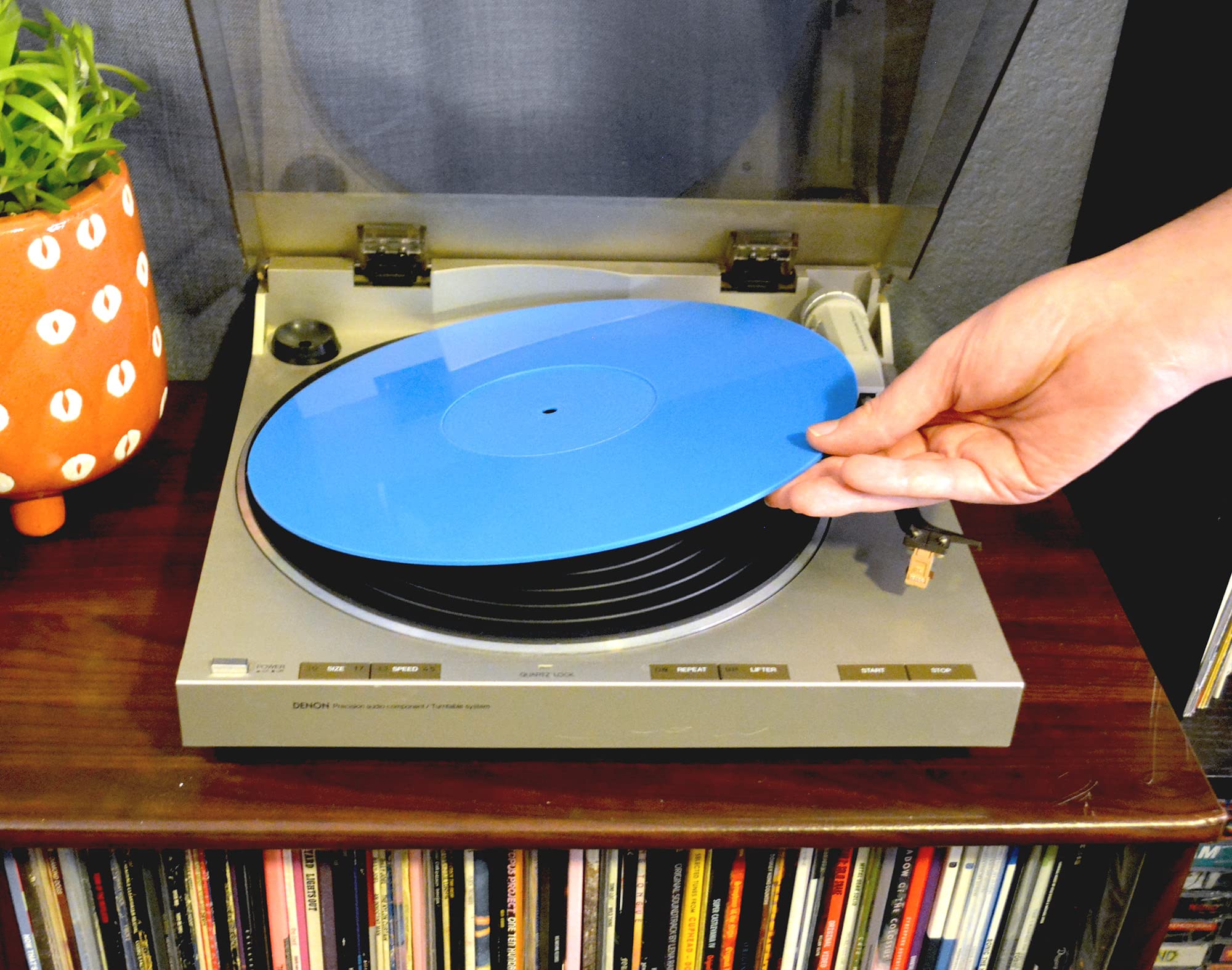 Break Tradition Acrylic Turntable Mat, Blue