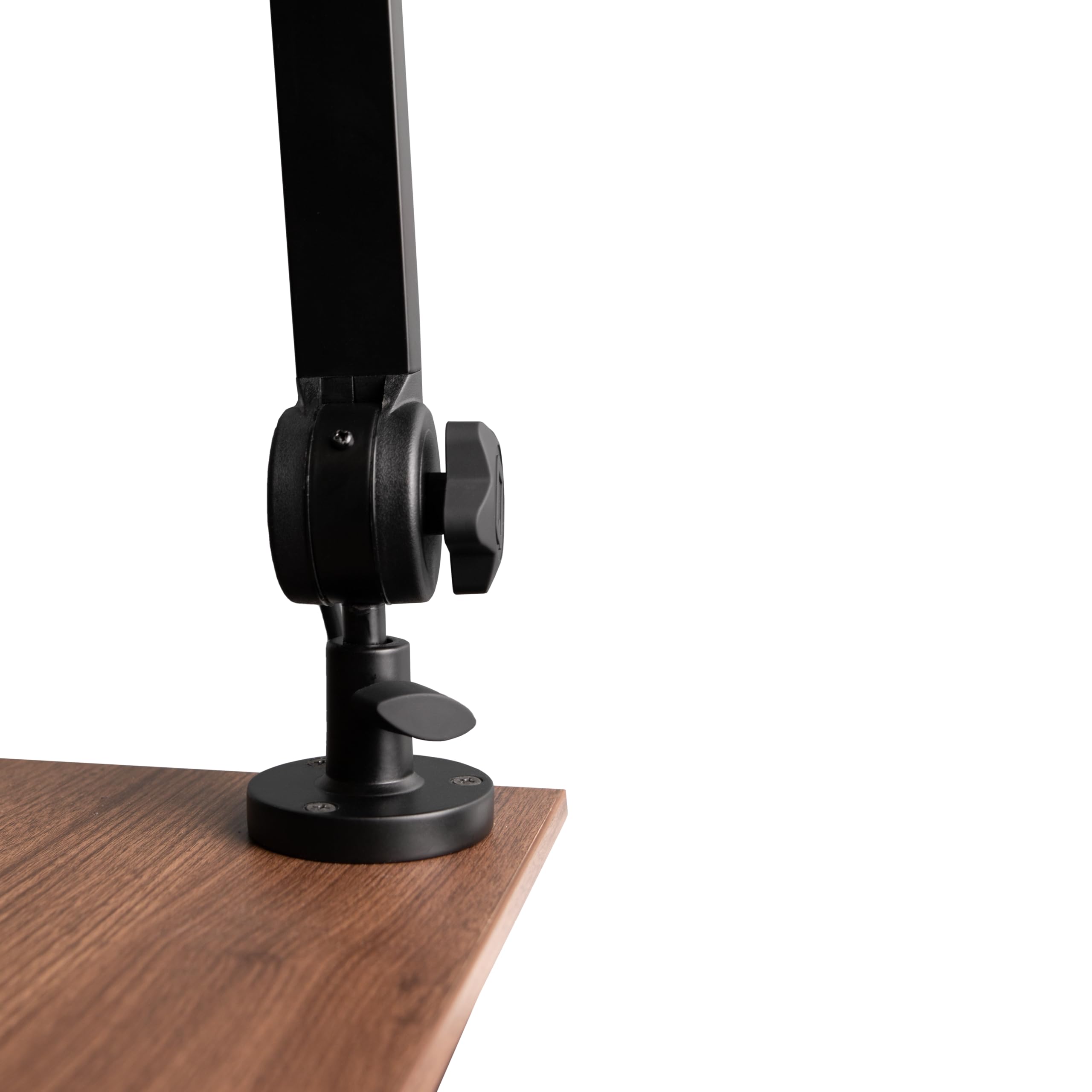 Gator GFWMICBCBM3000 Frameworks Deluxe Desk-Mounted Broadcast Microphone Boom Stand For Podcasts & Recording, Integrated XLR Cable, (GFWBCBM3000)