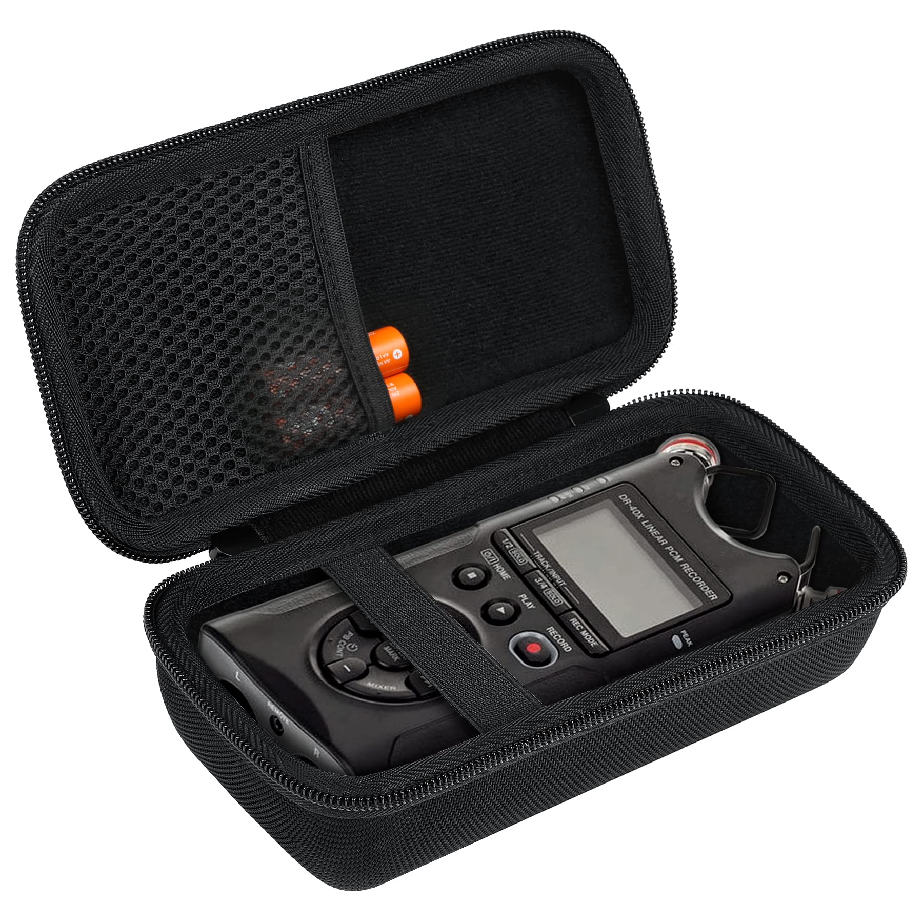 Aenllosi Hard Case for Tascam DR-40XP/DR-40X Digital Audio Recorder, Black