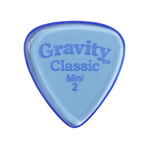 Gravity Picks Classic Guitar Pick – Made Of Acrylic For Ideal Grip – Polished By Professionals – Prevent Slipage – 2.0mm Thickness – Blue