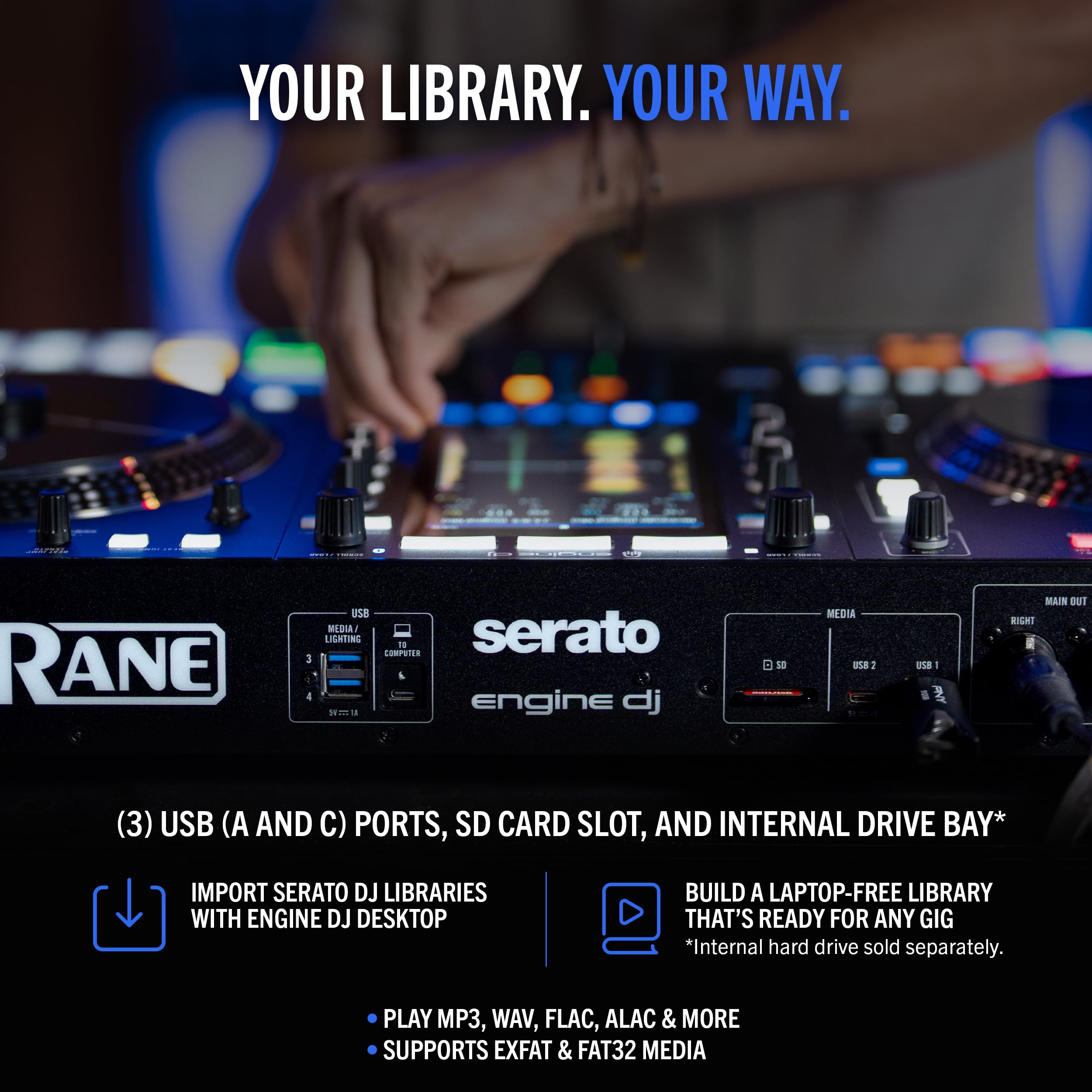 RANE SYSTEM ONE Motorized Standalone DJ Controller