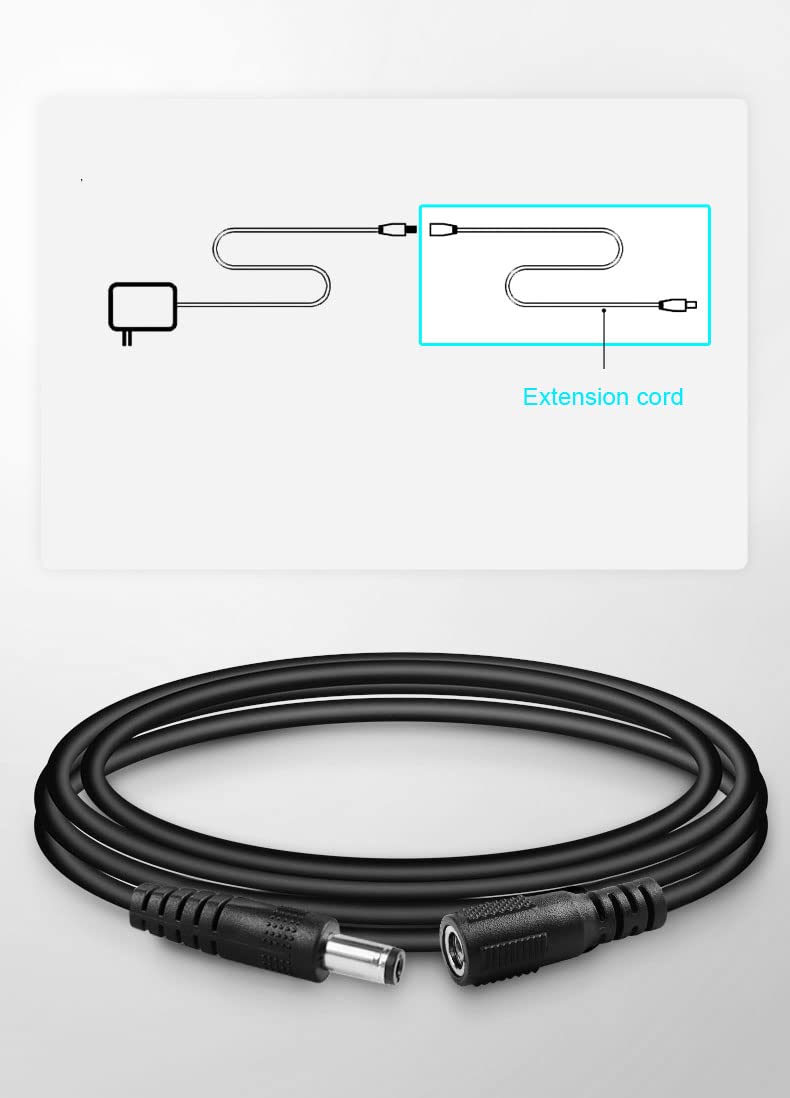 Mr.Power 39.4in Guitar Effect Pedal Power DC Extension Cable Male to Female