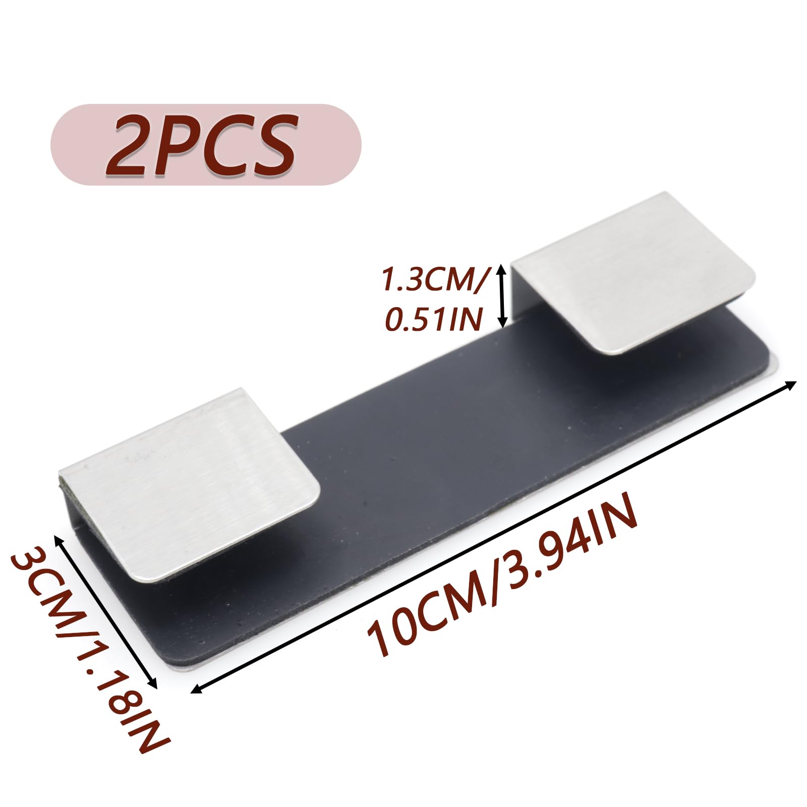Cheerock 2-Pack Stainless Steel Bass Drum Hoop Protector 3.93 x 1.18 Inch