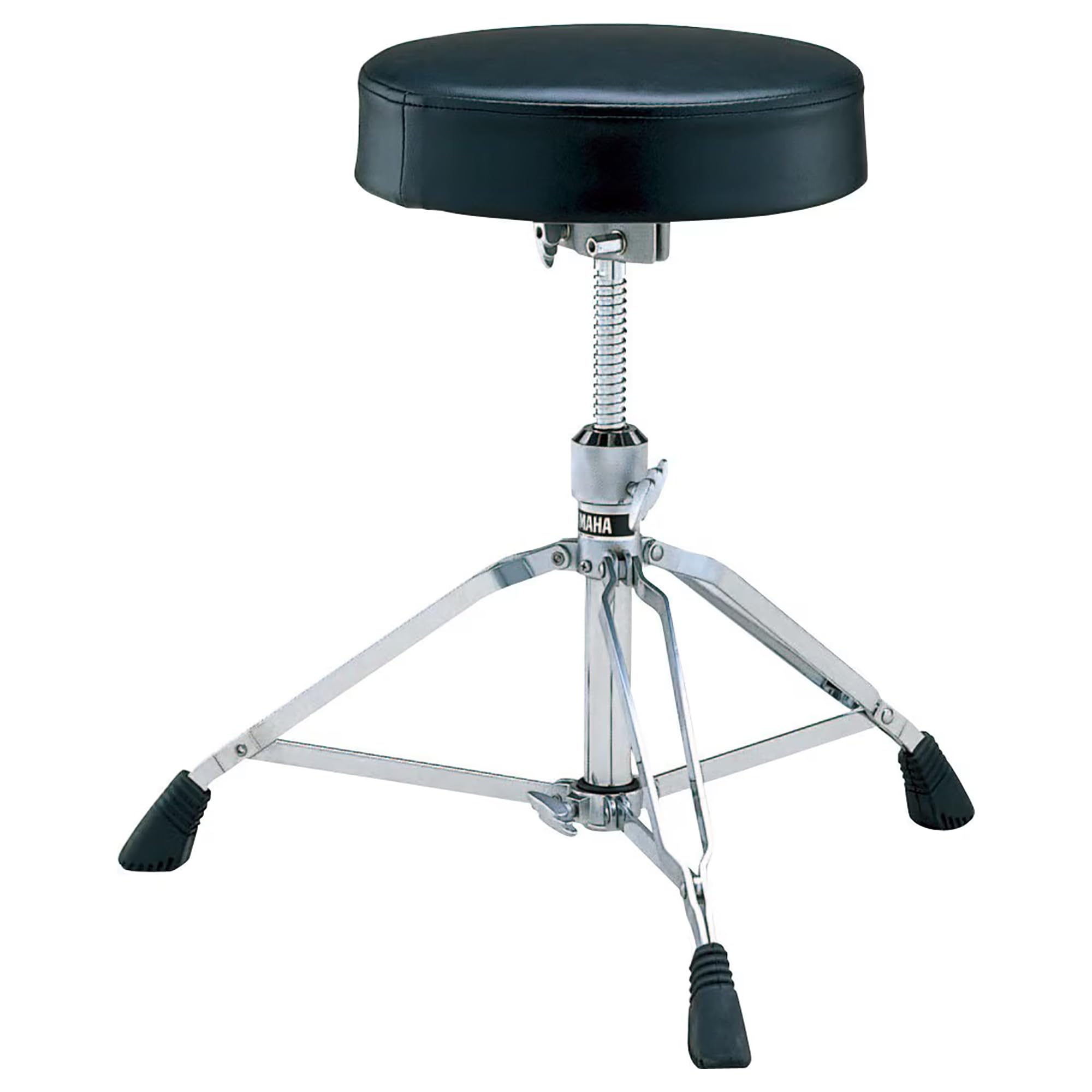 Yamaha ST372DS840 DS-840 Professional Drum Throne ? Heavyweight Double-Braced, 13.75″ Vinyl Seat, Spindle Height Adjustment, Non-Slip Feet