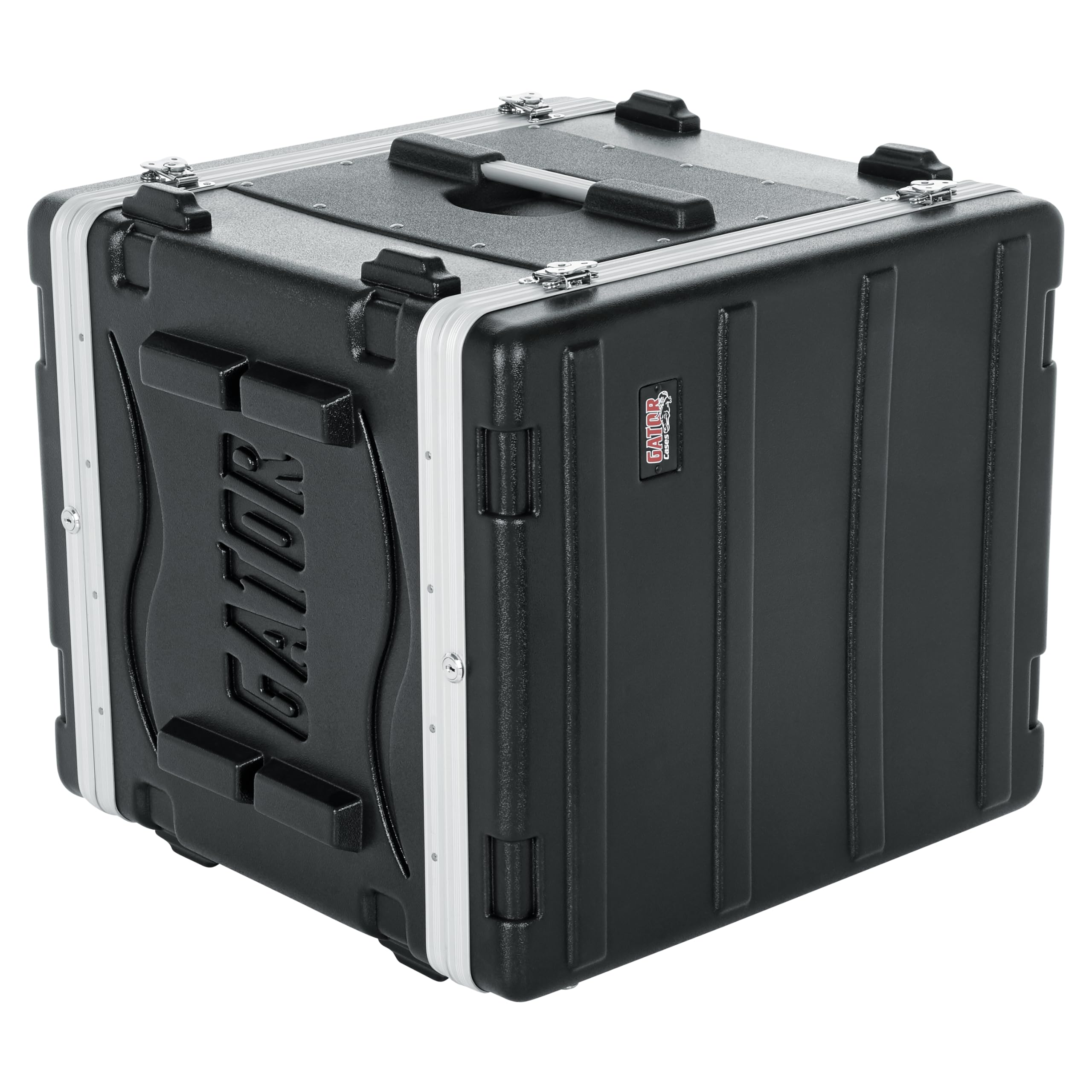 Gator Cases Lightweight Molded 12U Rack Case with Heavy Duty Latches, Standard 19.25″ Depth (GR-12L)
