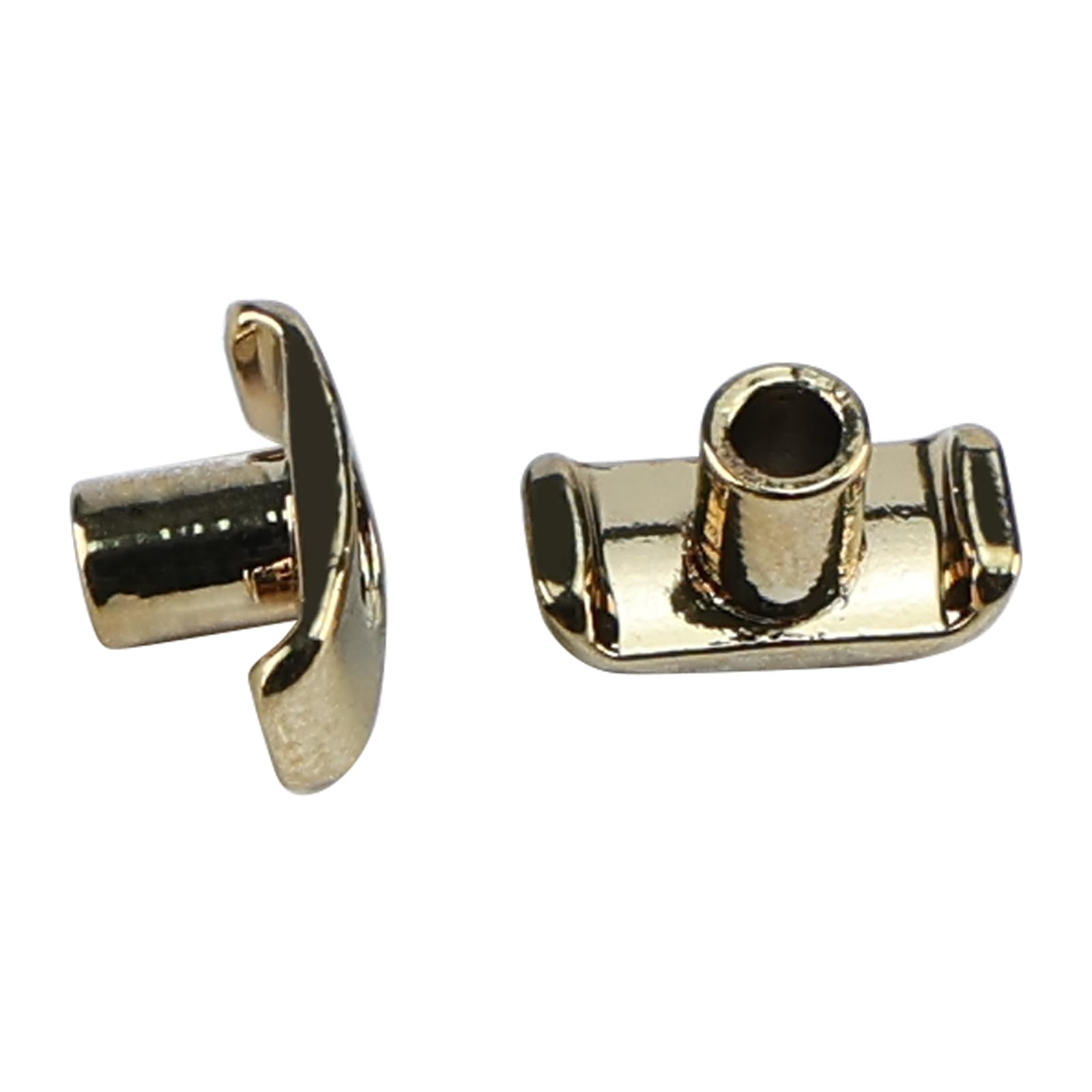 OVSAL 2 PCS Electric Guitar String Guide/Retainer Zinc Alloy String Trees for Electric Guitar Replacement Parts Gold