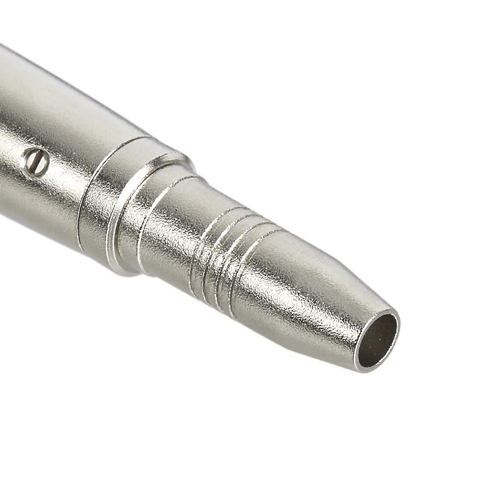 Amazon Basics 1/4 Inch Balanced Female to XLR Male Adapter, silver