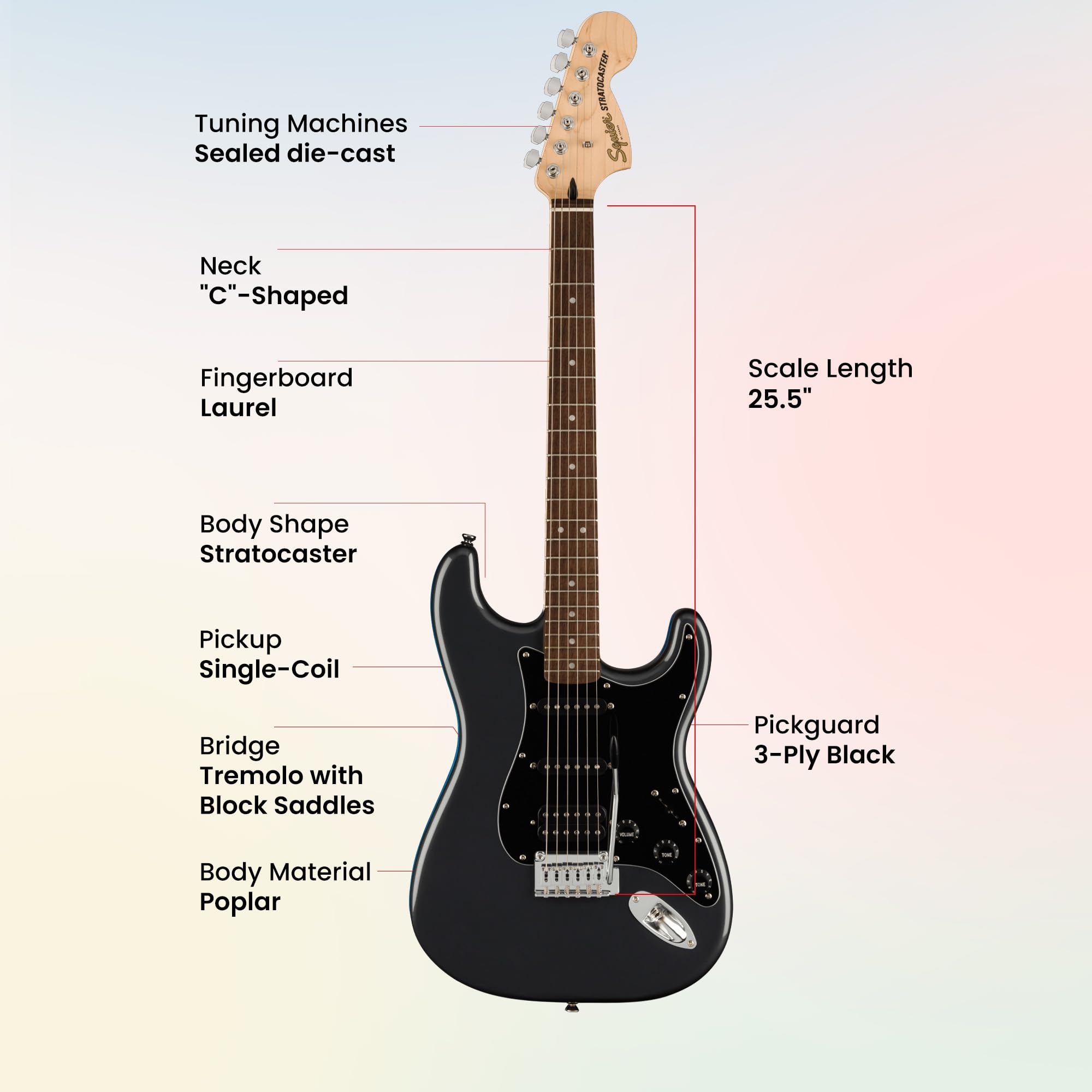 Fender Squier Affinity Stratocaster – Brown Sunburst Bundle with Frontman 10G Amplifier, Gig Bag, Instrument Cable, Strap, Picks, and Austin Bazaar Instructional DVD