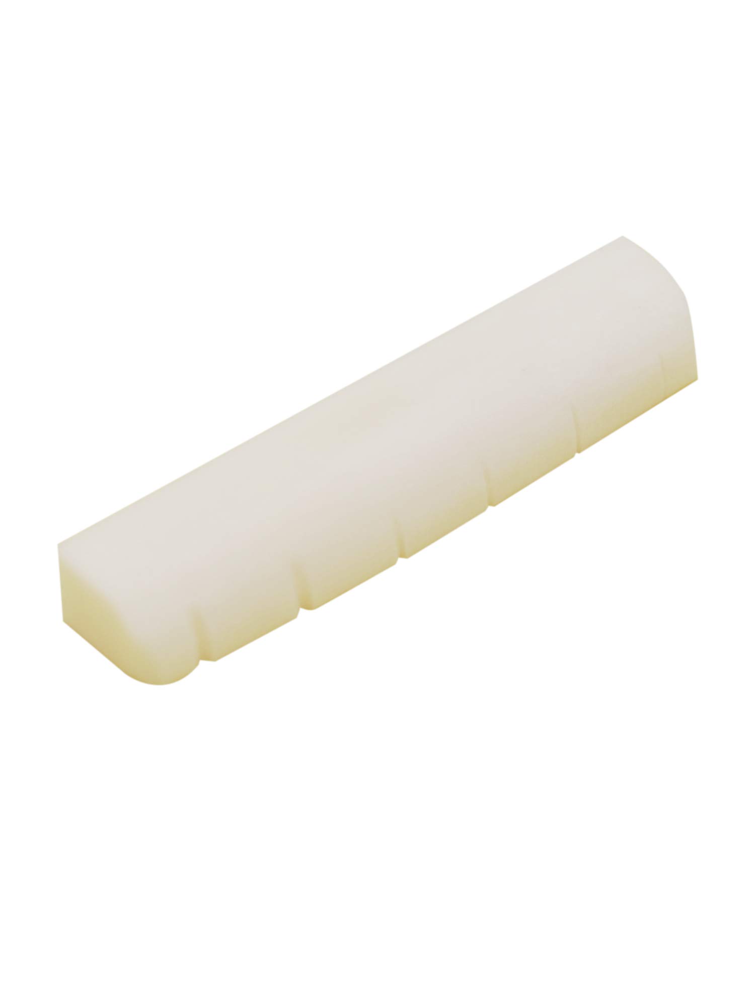 Metallor Bone Guitar Nut 6 String Pre-Slotted Top Nut 43mm x 9mm x 6mm White