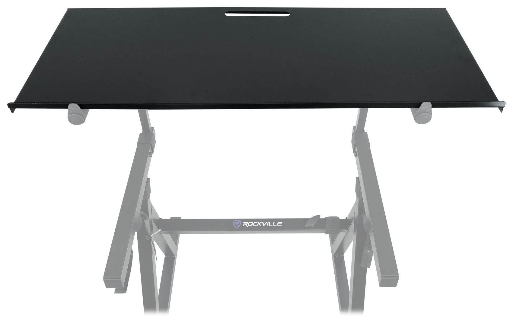 Rockville Z-Shelf Universal Utility Shelf for Z-Stand with Second Tier