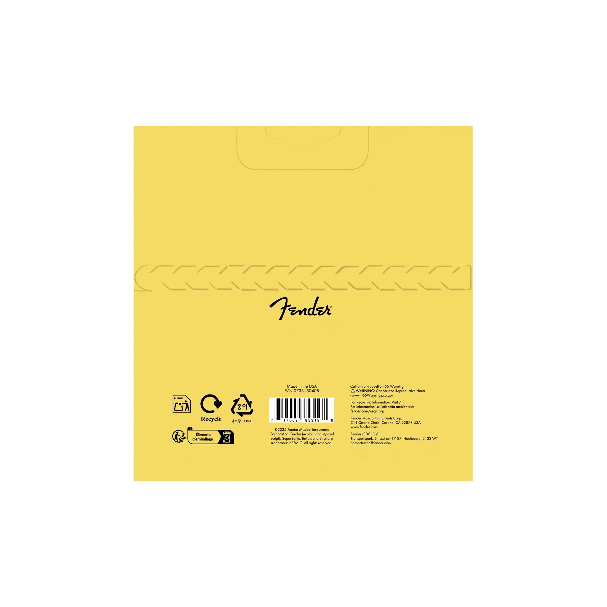 Fender Electric Guitar Strings – .11-.049