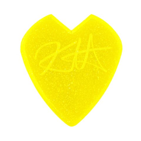Jim Dunlop Kirk Hammett Jazz III Yellow Glitter Pick 1.38MM – 6 Pack