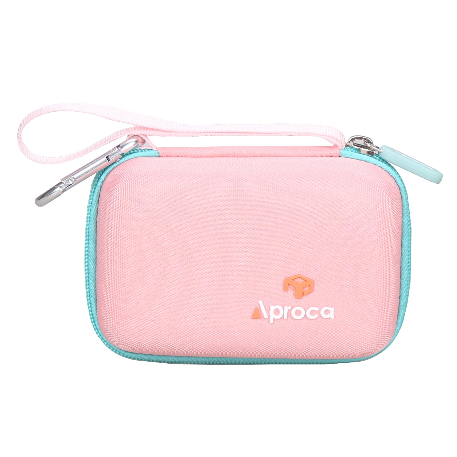 Aproca Case Compatible with JBL Go 4 / Go 3 Ultra-Portable Waterproof Dustproof Bluetooth Speaker, Portable Storage Bag for Accessories -Pink (Case Only)