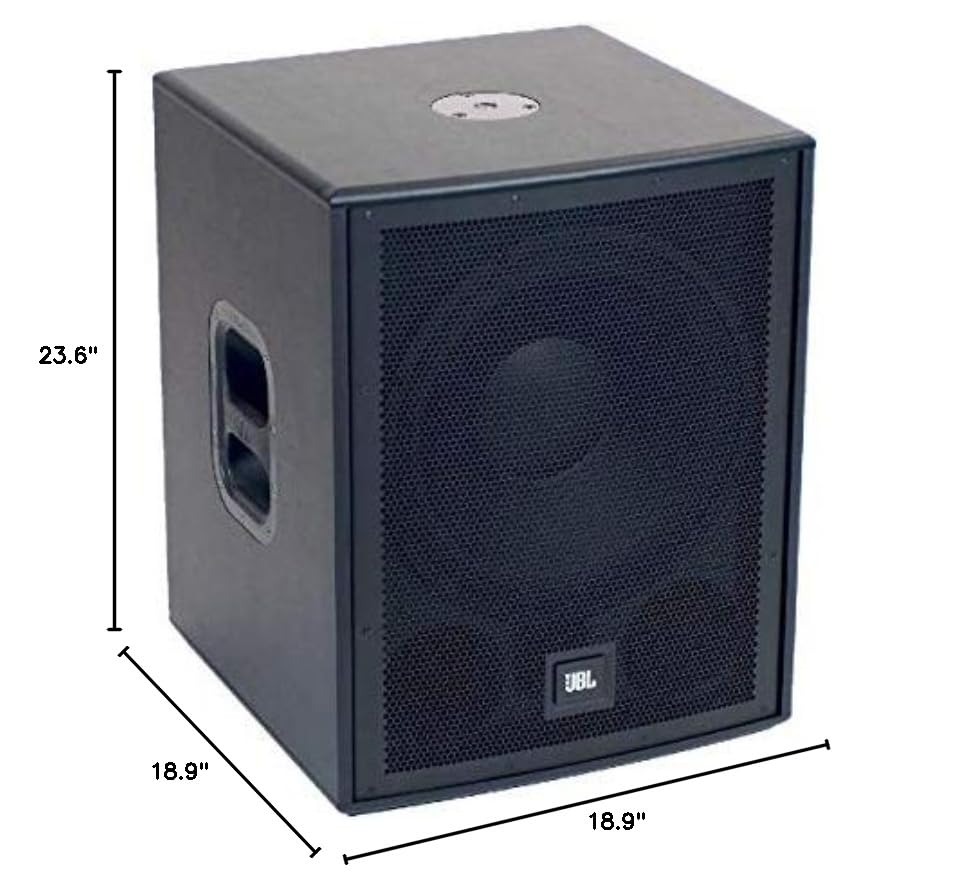 JBL Professional IRX115S Powered Compact Subwoofer, Wired Electric,15-Inch, Black