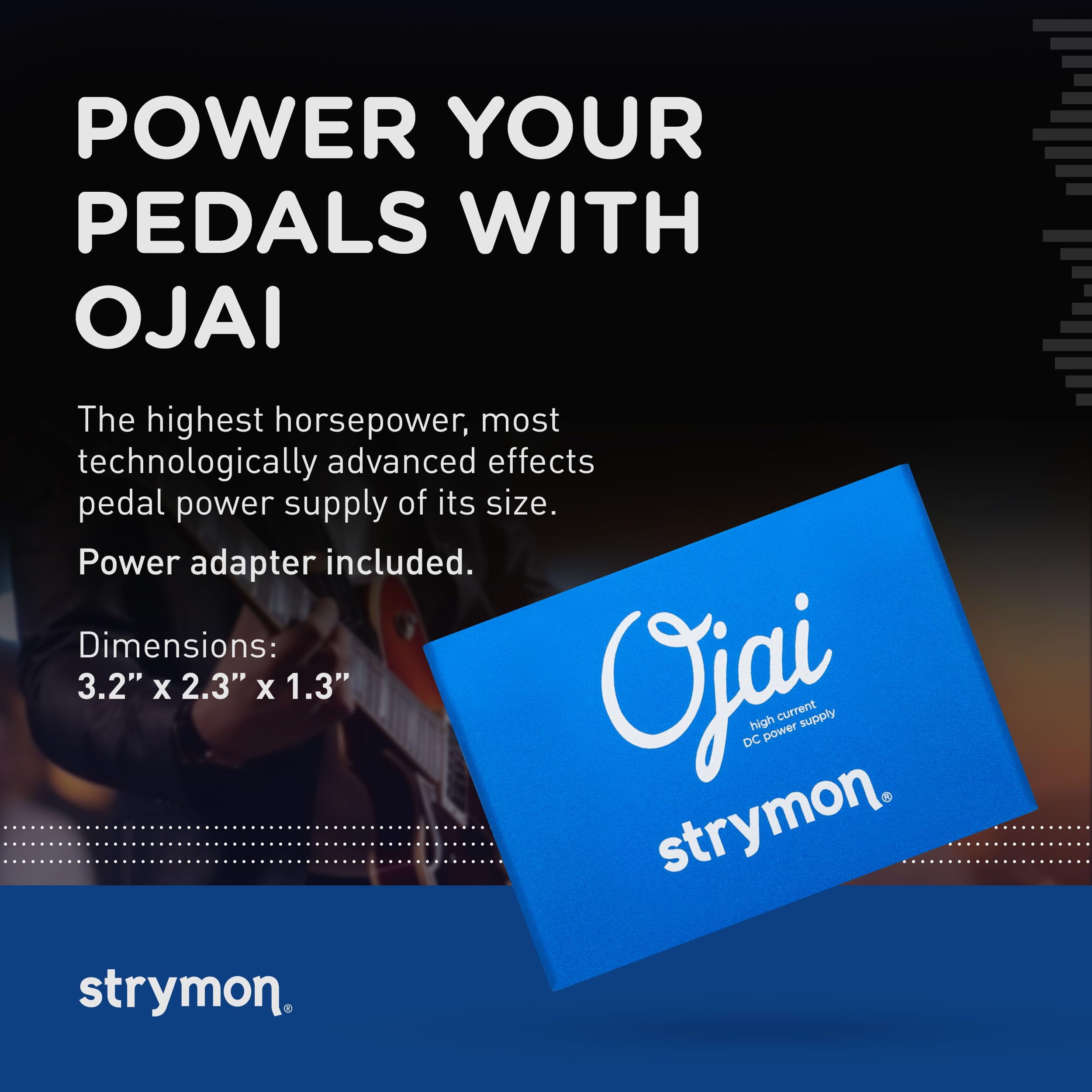 Strymon Ojai 5-Output High Current Guitar Pedal Power Supply