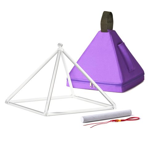 CVNC Quartz Crystal Singing Pyramid 12 Inch