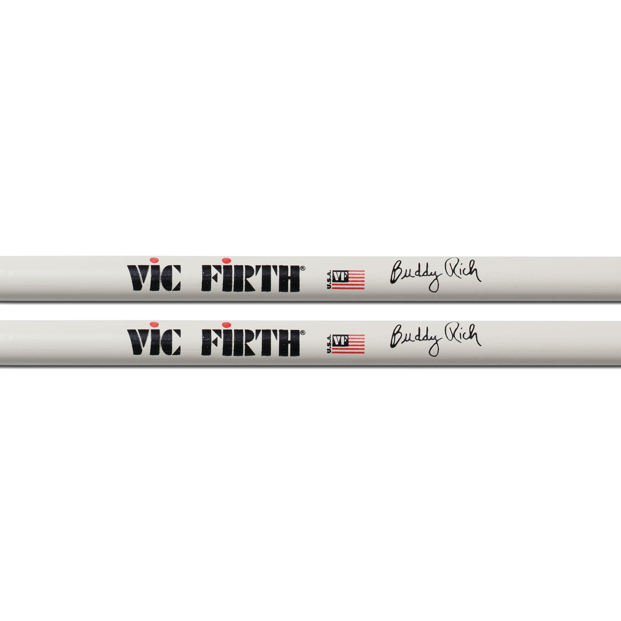 Vic Firth SBR Signature Series Buddy Rich Drumsticks – 3-Pack Bundle with Austin Bazaar Polishing Cloth