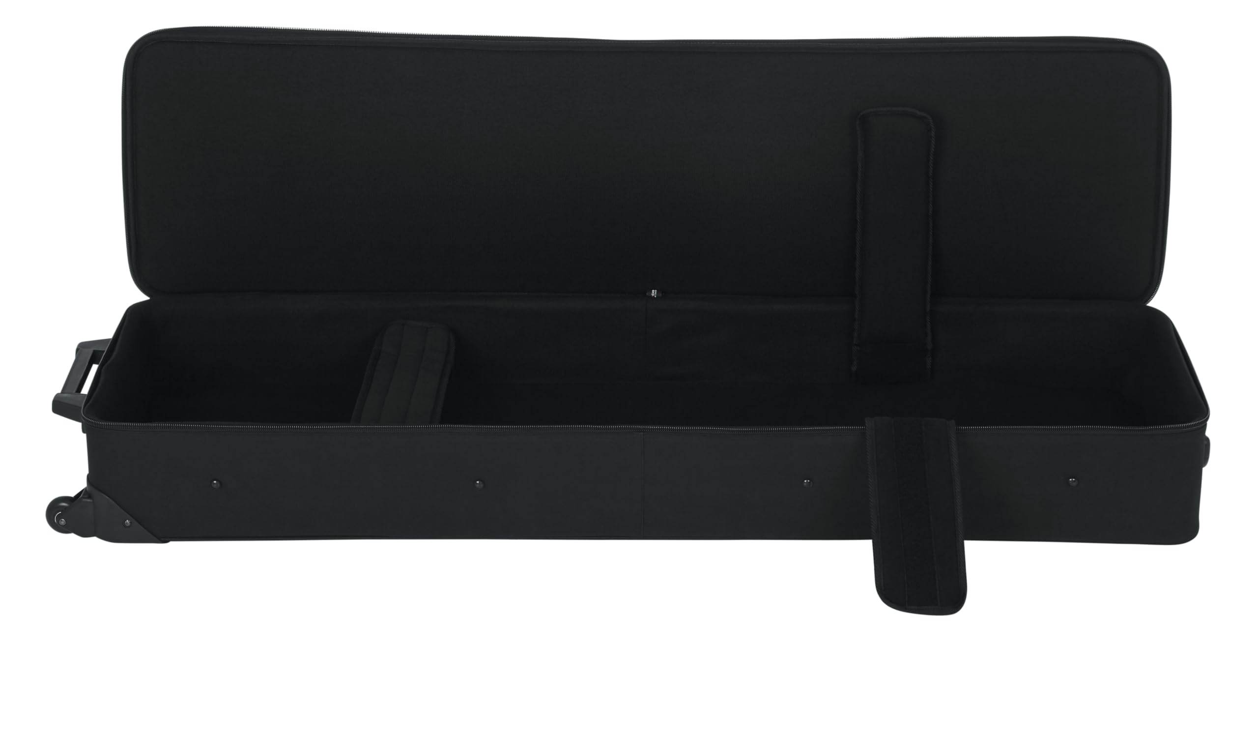 Gator Cases Lightweight Keyboard Case with Pull Handle and Wheels, Fits Slim 76-Note Keyboards (GK-76-SLIM)