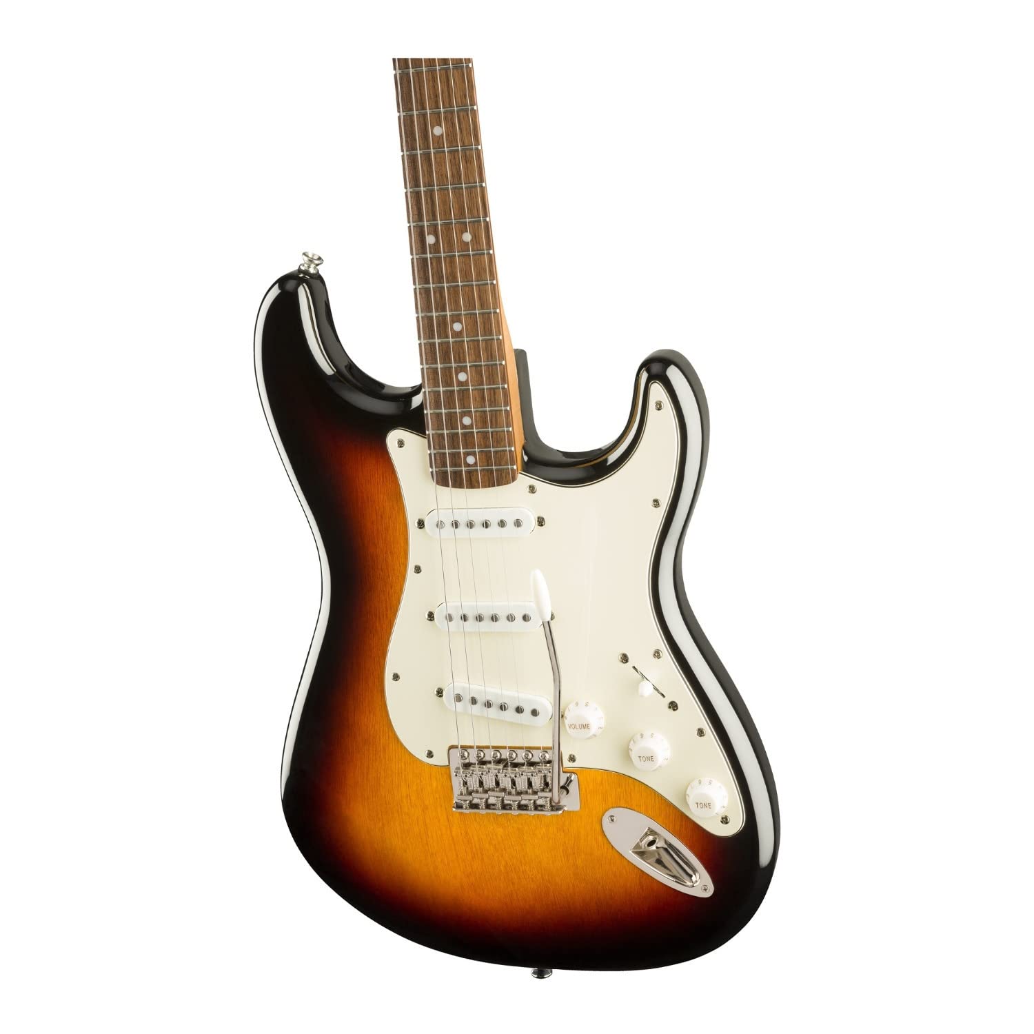Fender 0374010500 Squier Classic Vibe 60s Stratocaster Electric Guitar, with 2-Year Warranty, 3-Color Sunburst, Laurel Fingerboard
