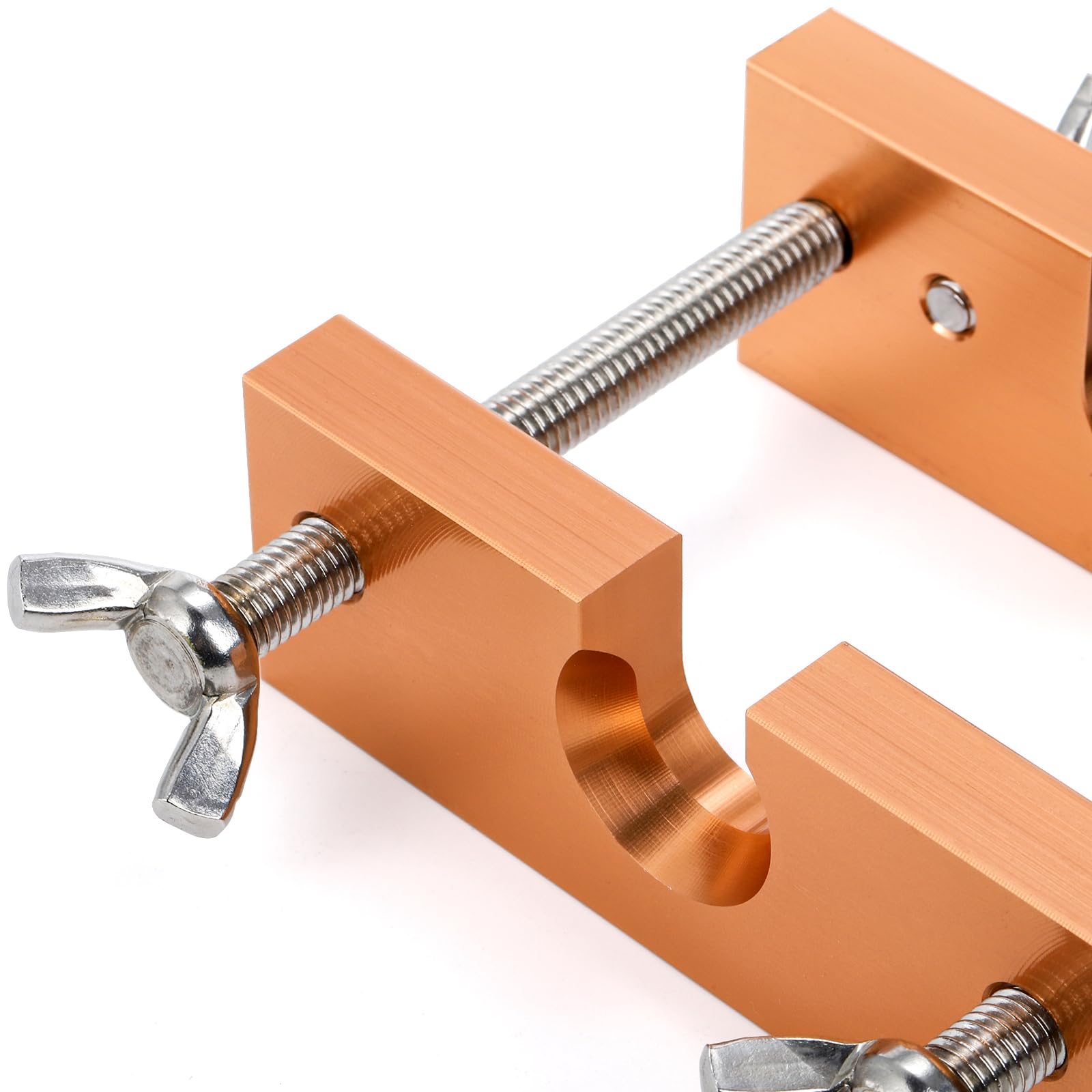 Noamus Trumpet Mouthpiece Puller Tool, Adjustable Rose Gold Mouthpiece Remover, Professional Aluminium Trombone Horn Repair Tools for Brass Wind Instruments Trombone Horn Care