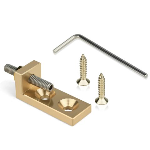 Brass Tremolo Stopper Stabilizer for Floyd Rose & Floating Bridges – Tremolo Bridge Stabilizer Kit, FMTS Compatible, Enhances Tuning Stability